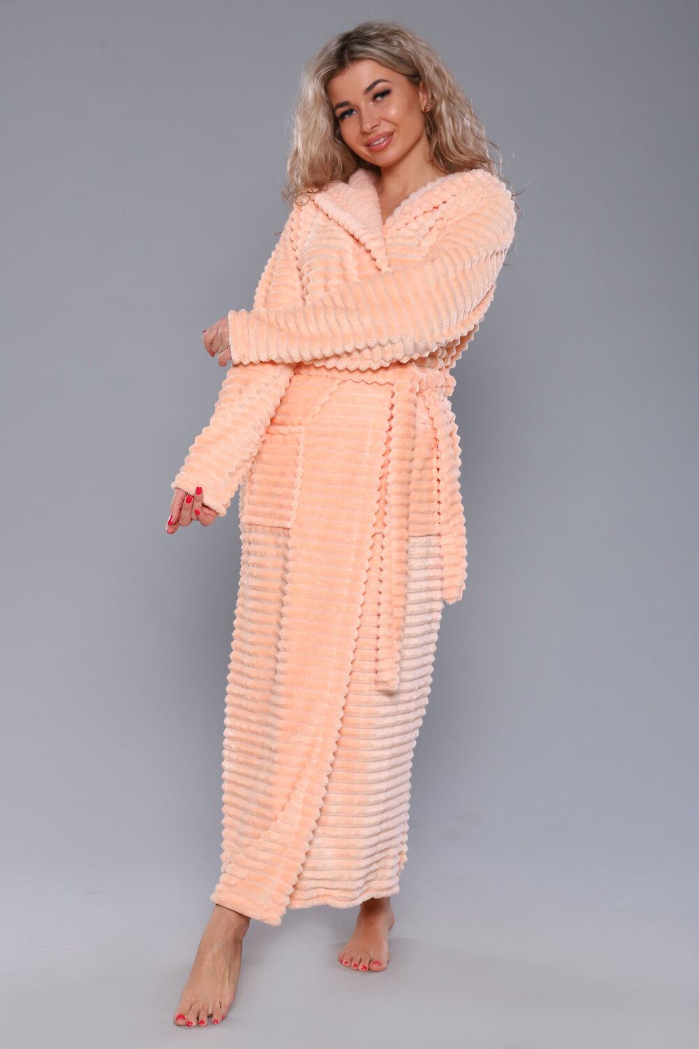 ст. цена1656руб.! Натали Халат 5721персиковый
