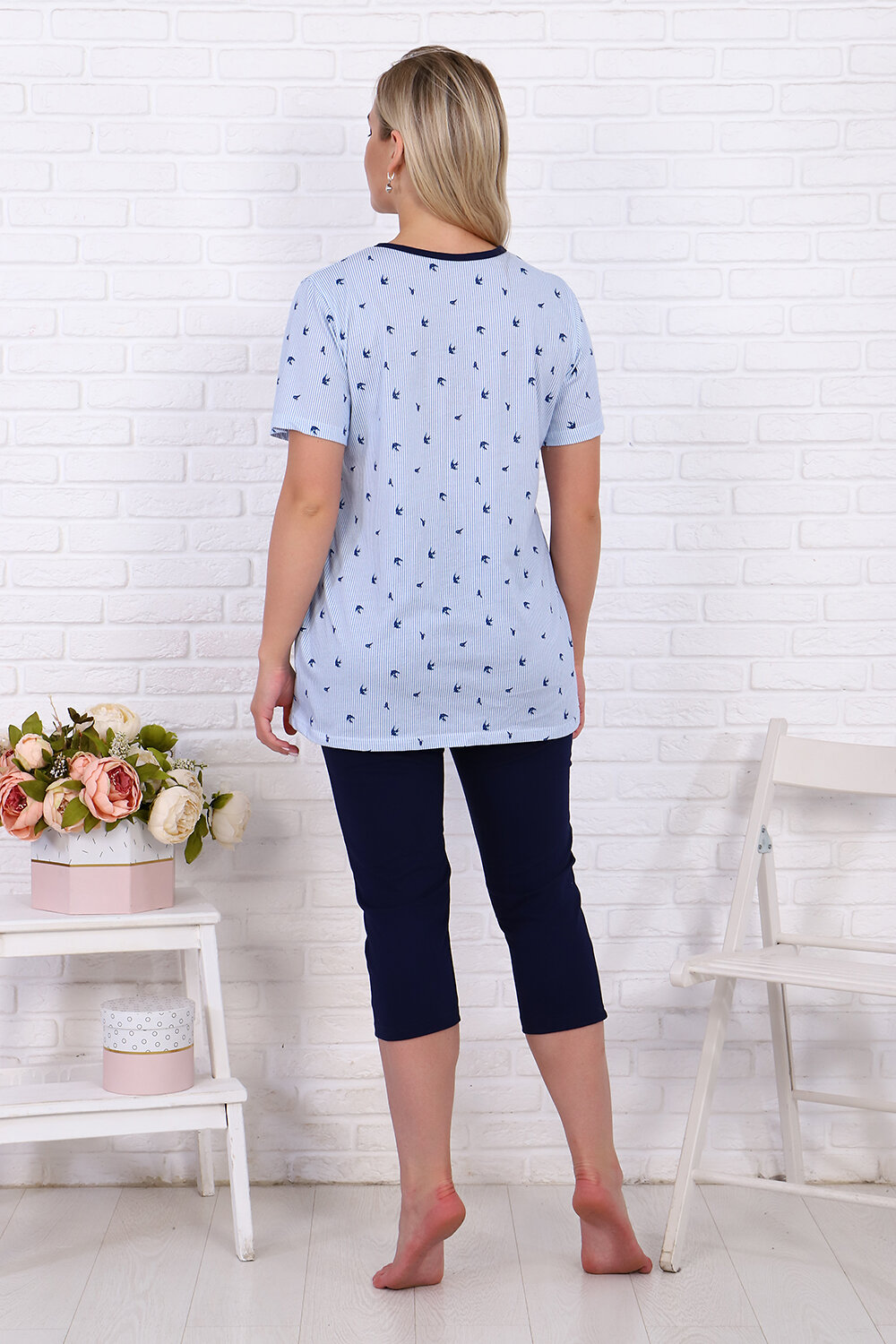 ст. цена1068руб.! Натали Костюм 70009синий