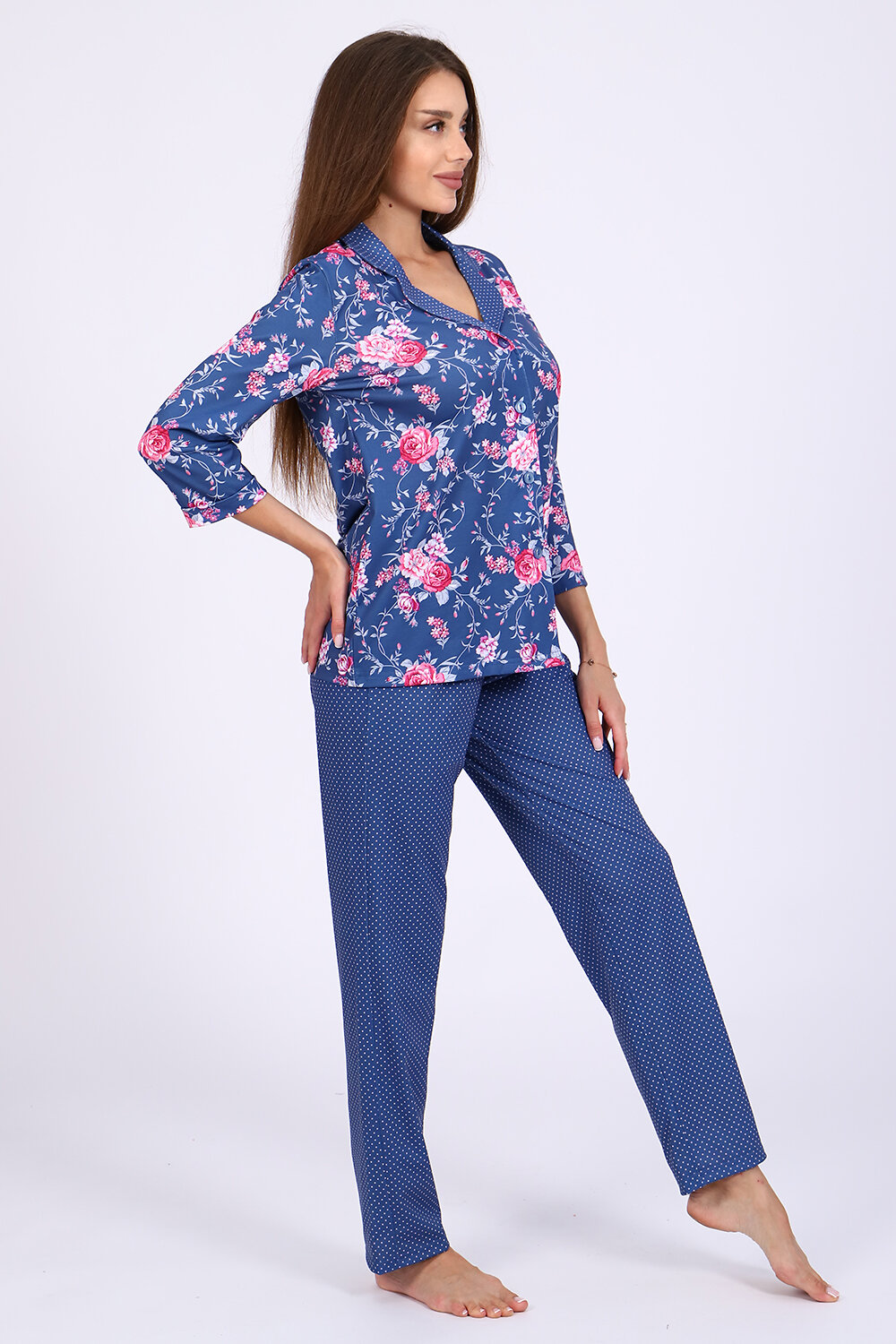 ст. цена1104руб.! Натали Костюм 71028синий