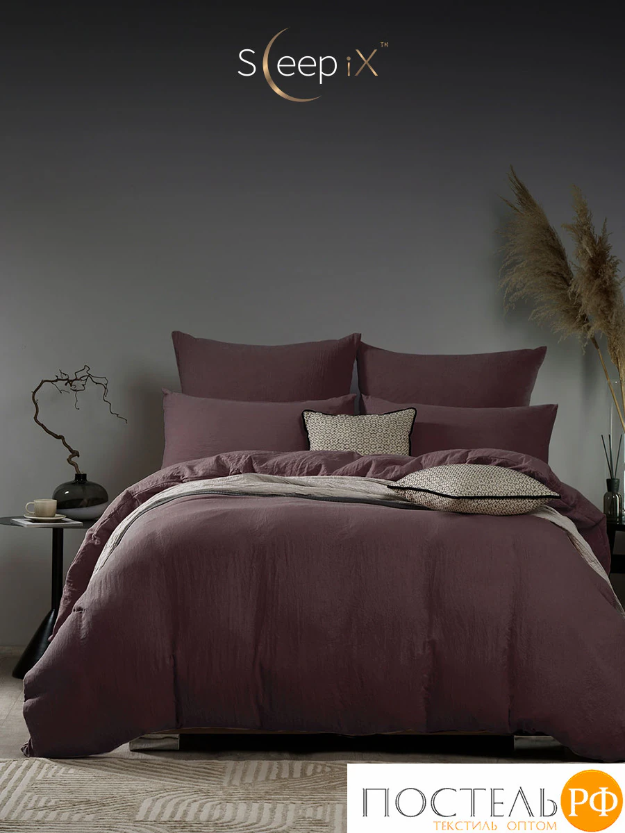 SleepiX ЮКО сирен Простыня на резинке 160х200+25, 1пр., 60%полимодал, 40%бамб. волокно