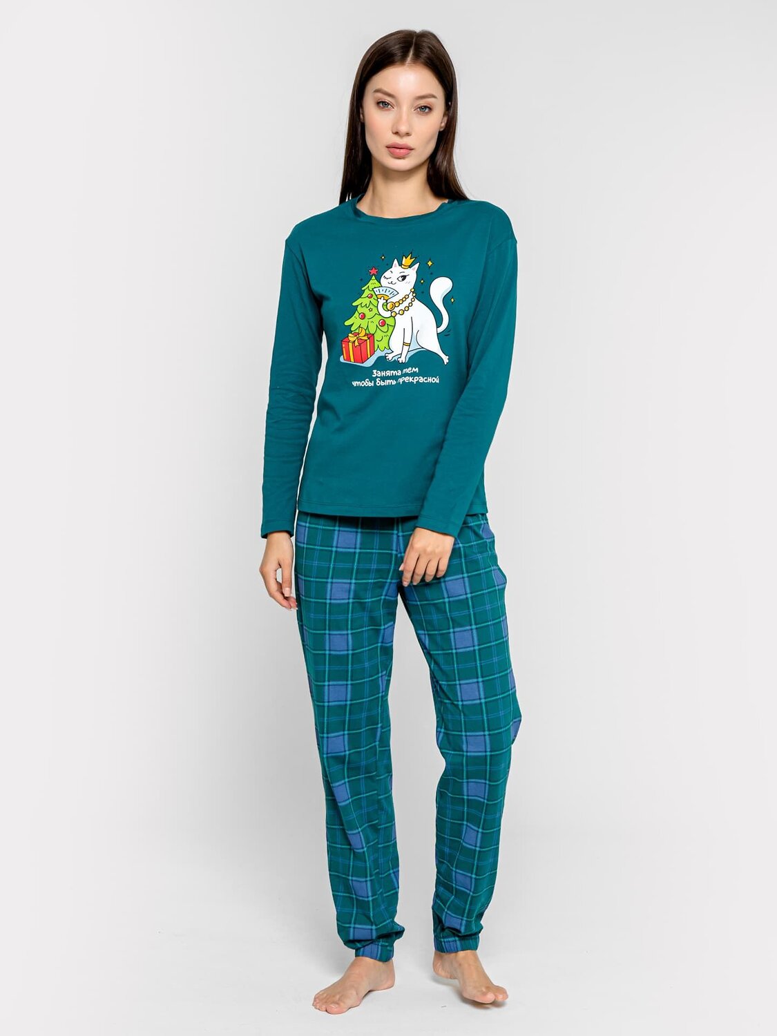 ст. цена1666руб.! MARK FORMELLE Комплект 592510темно -зеленый +зеленая клетка