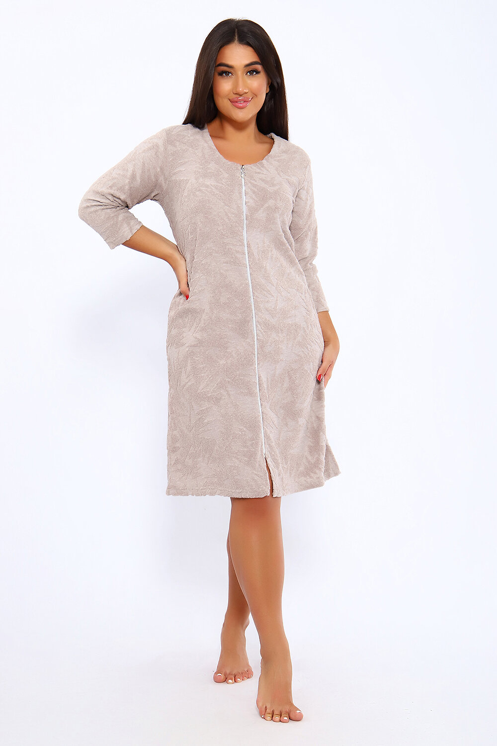 ст. цена1548руб.! Натали Халат 83713пудра