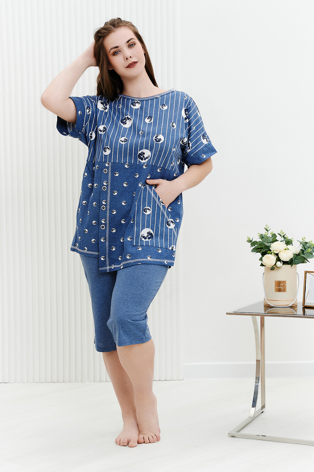 ст. цена1386руб.! Натали Костюм 9142джинс