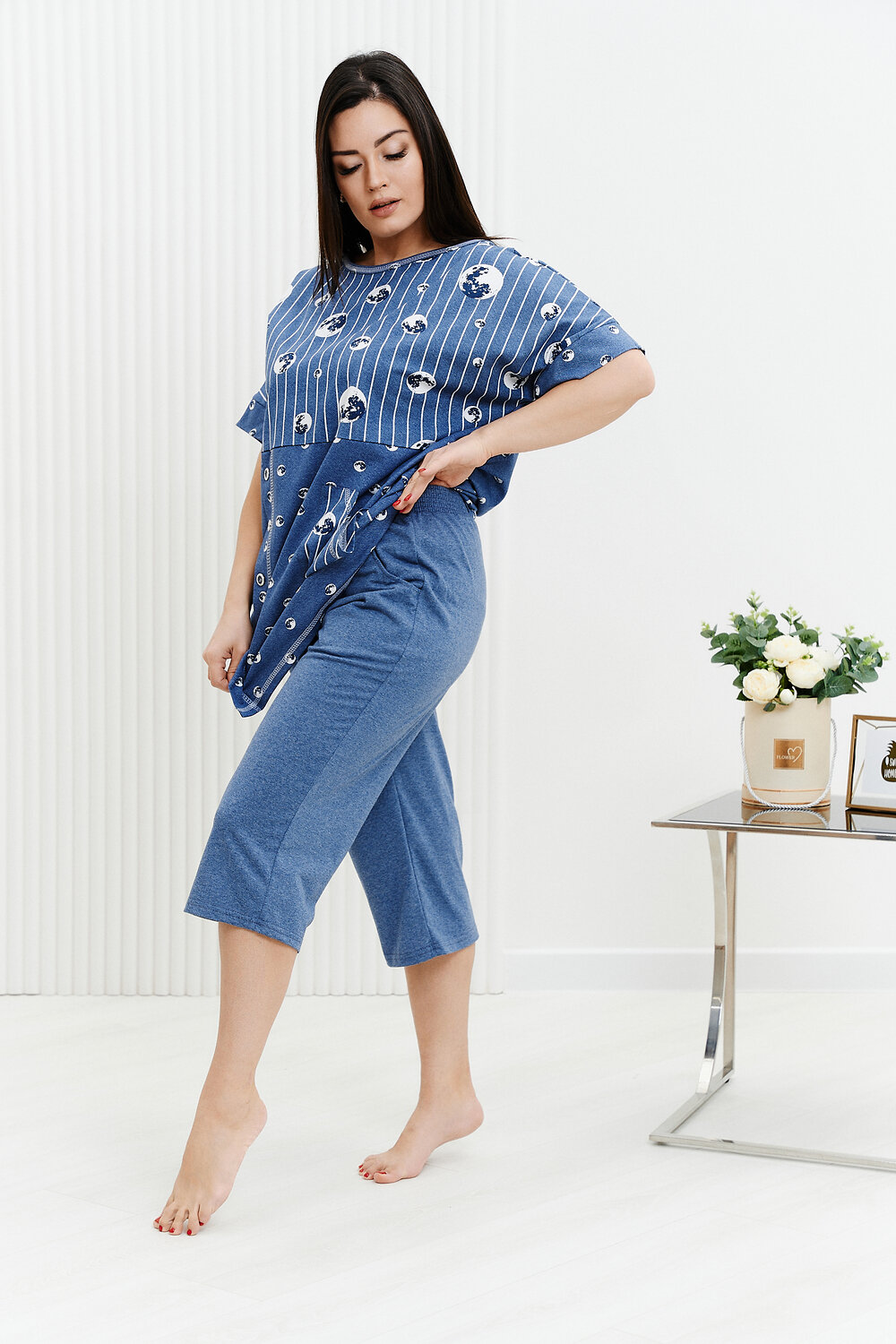 ст. цена1386руб.! Натали Костюм 9142джинс