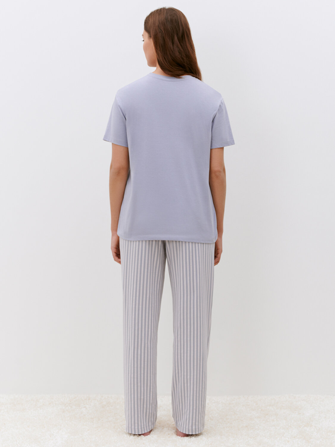 ст. цена2000руб.! Omsa Пижама OmD 0226D BELLA Пижама жен. (Футболка +Брюки прямые), СО