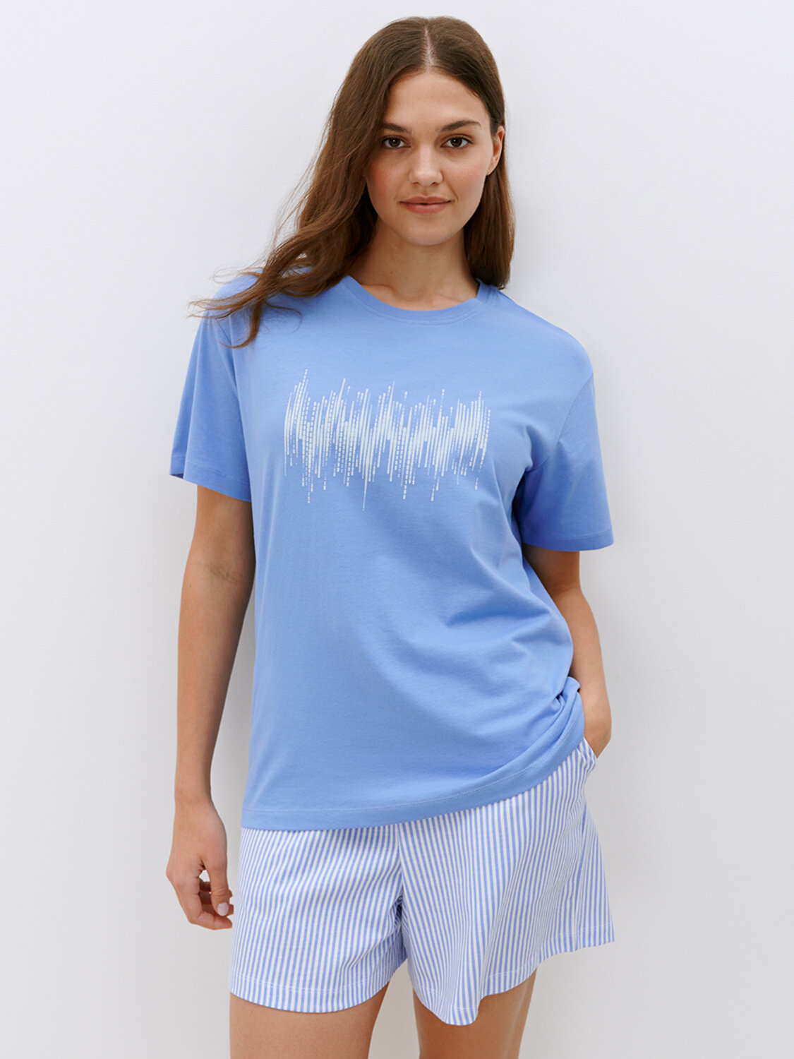 ст. цена1666руб.! Omsa Пижама OmD 0235D TENERO Пижама жен. (Футболка +шорты), СО