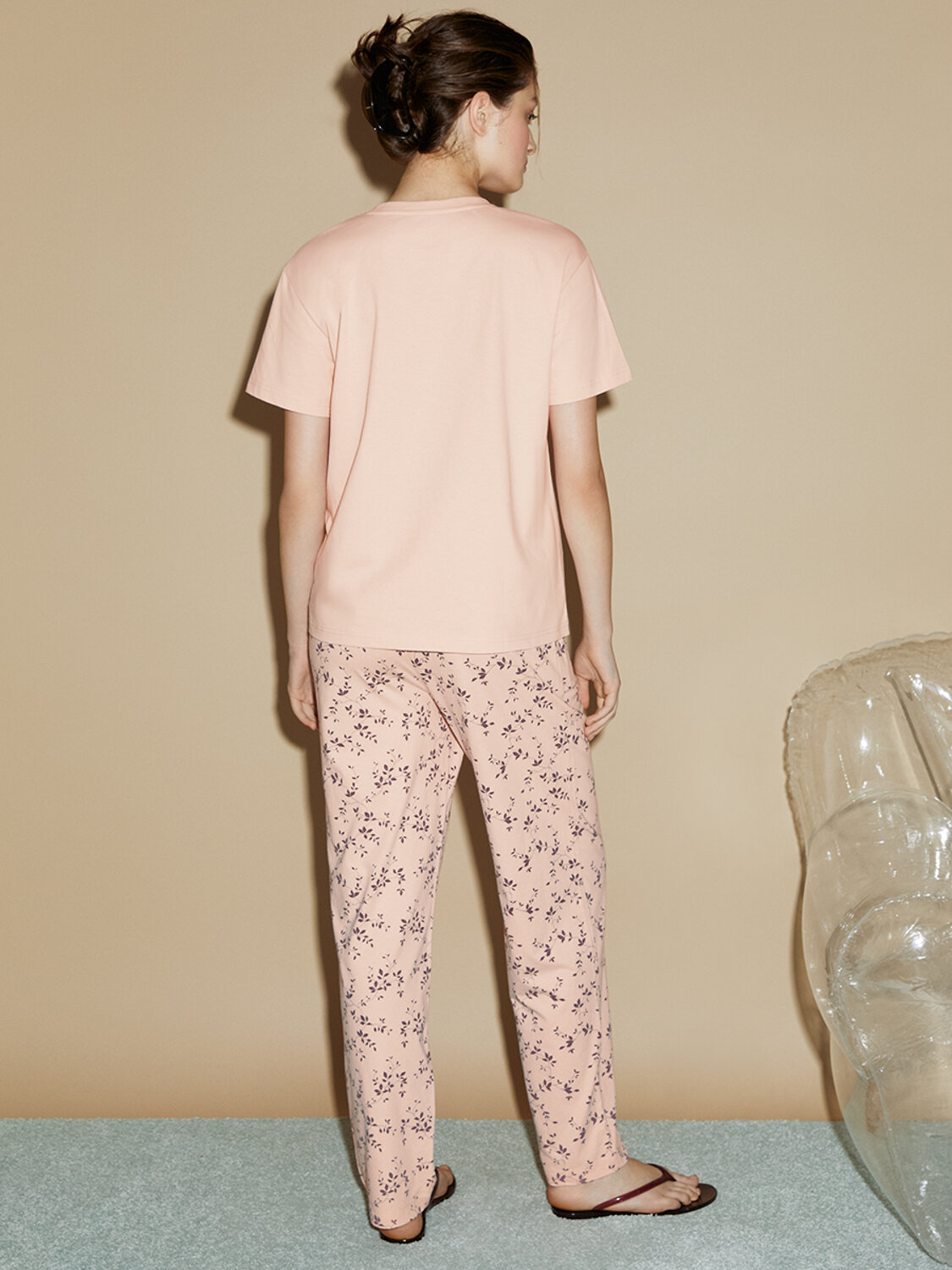 ст. цена2000руб.! Omsa Пижама OmD 0226D FIORITO Пижама жен. (Футболка + Брюки), СО