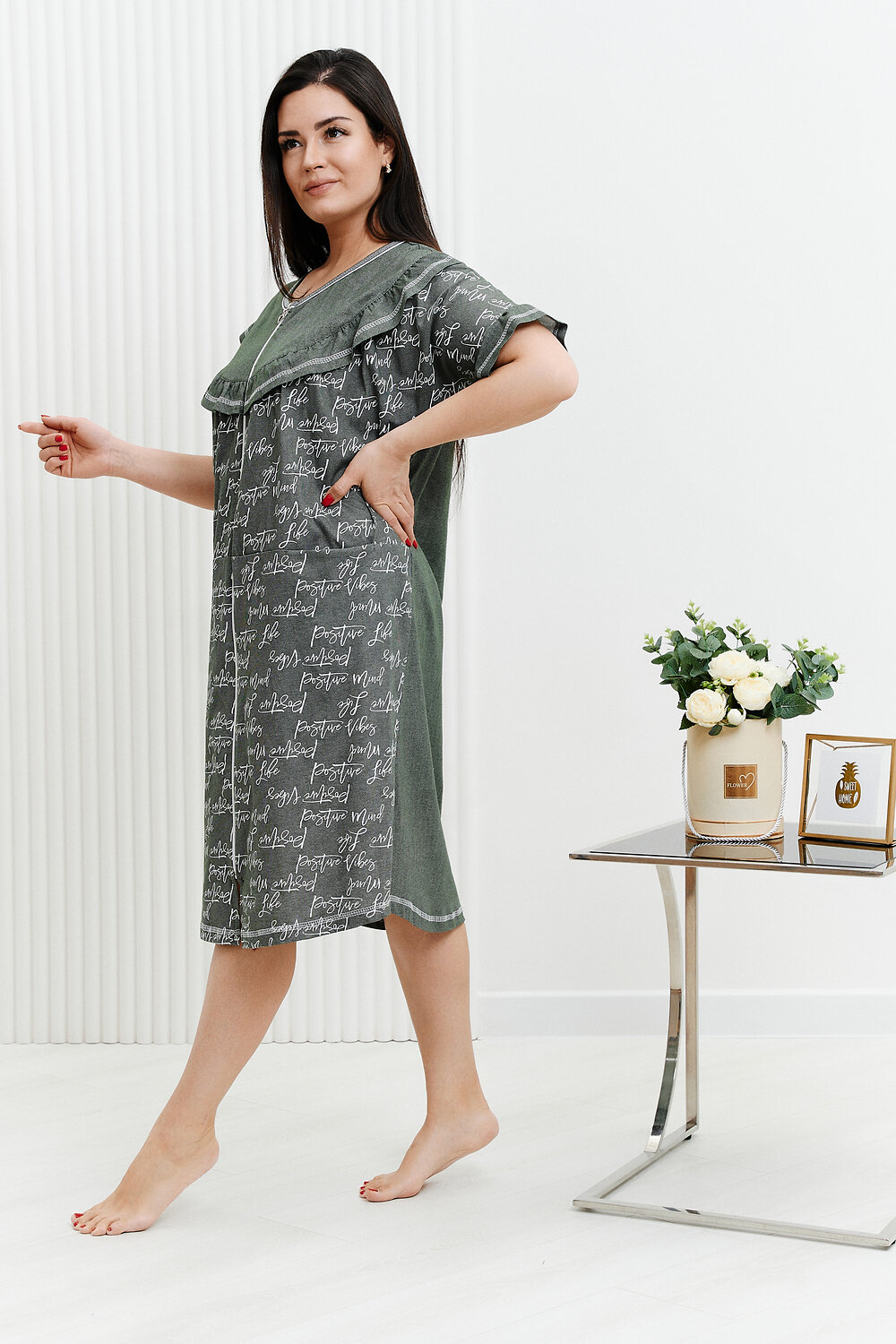 ст. цена996руб.! Натали Халат 9174хаки