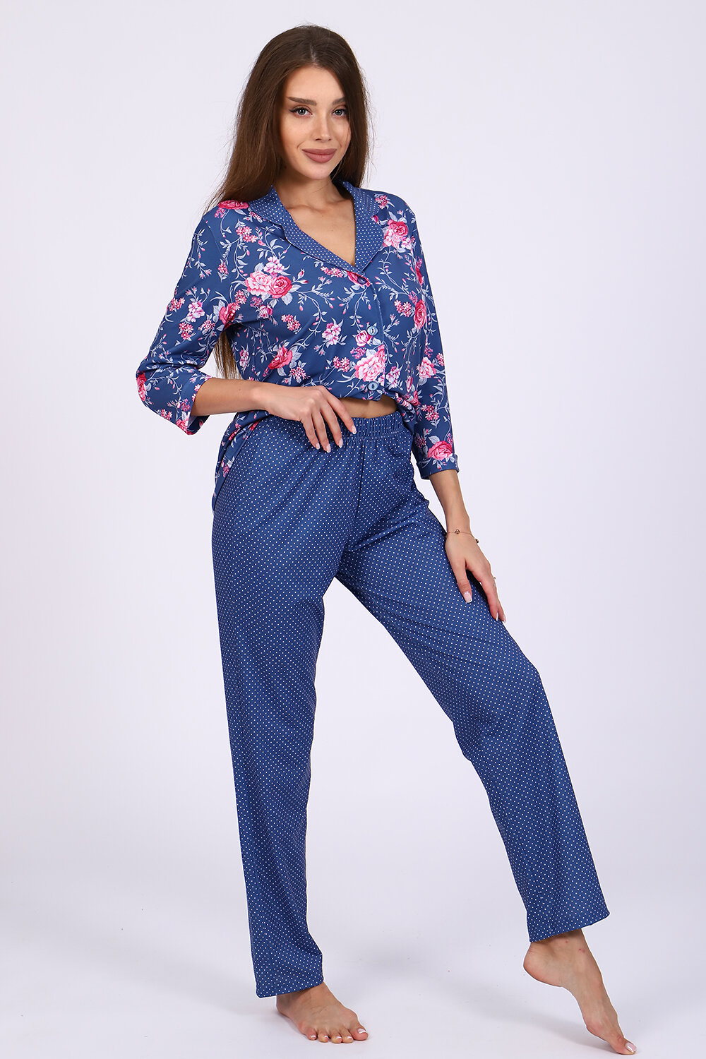 ст. цена1104руб.! Натали Костюм 71028синий