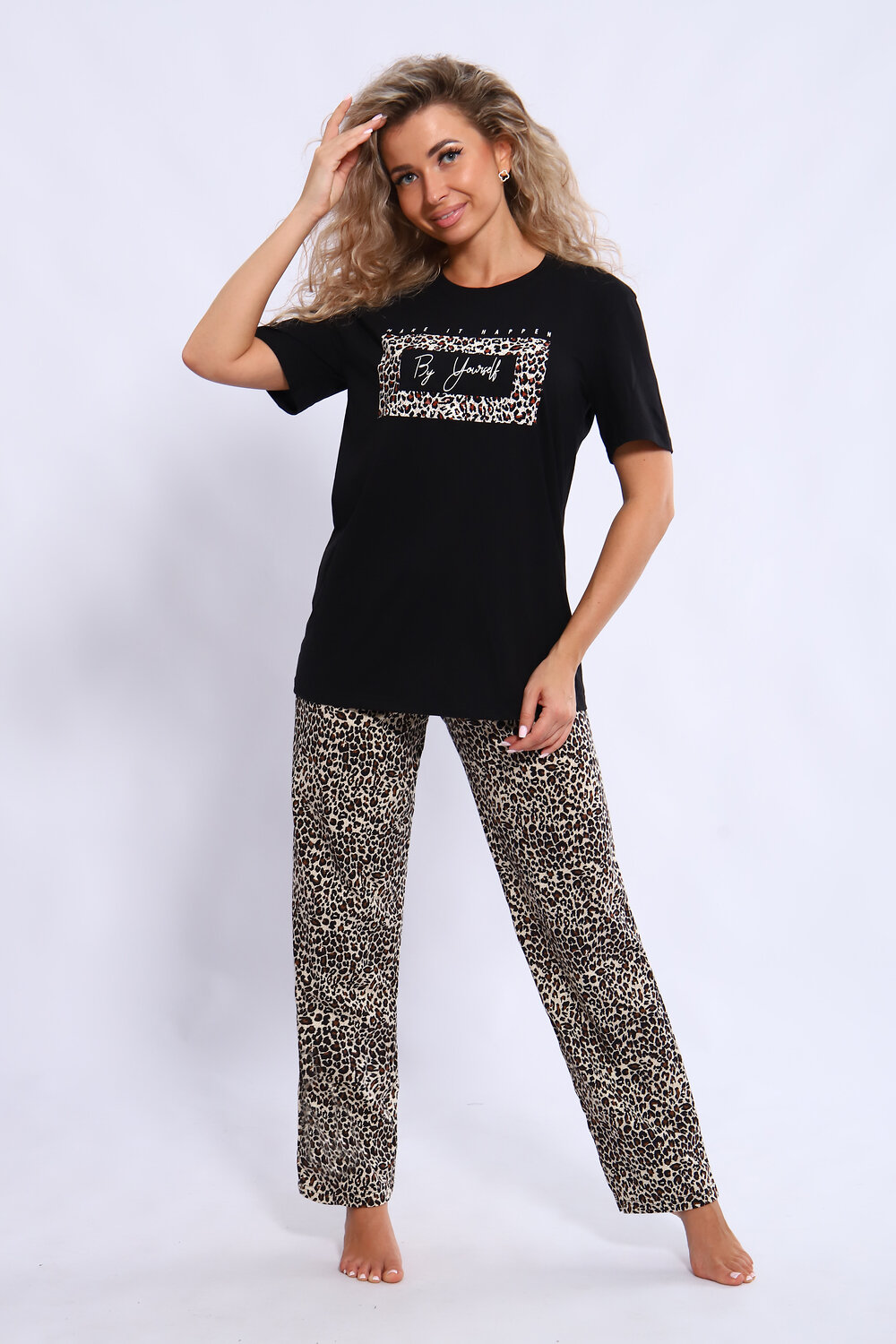 ст. цена1176руб.! Натали Костюм 35876леопард