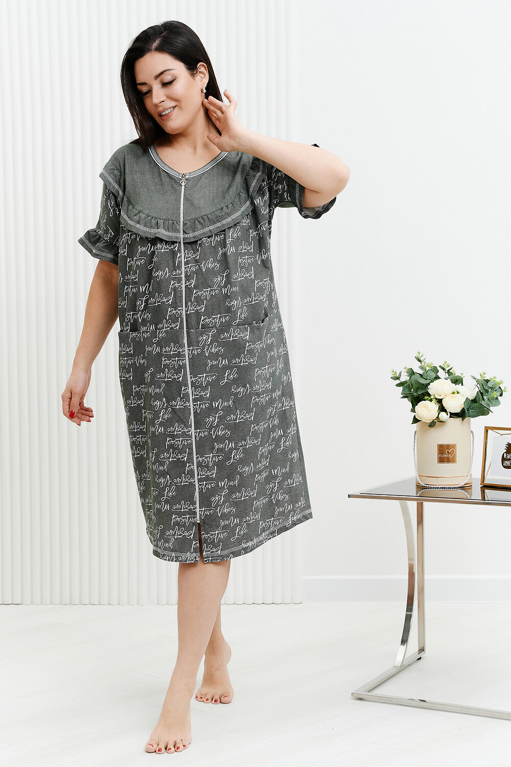 ст. цена996руб.! Натали Халат 9174хаки