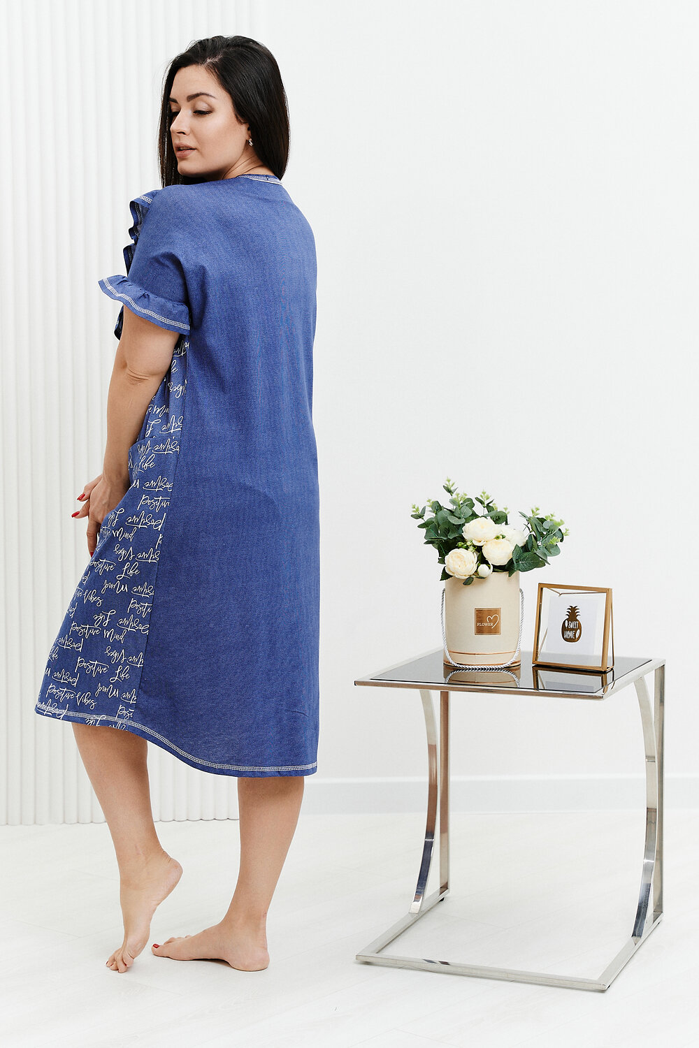 ст. цена996руб.! Натали Халат 9174джинс