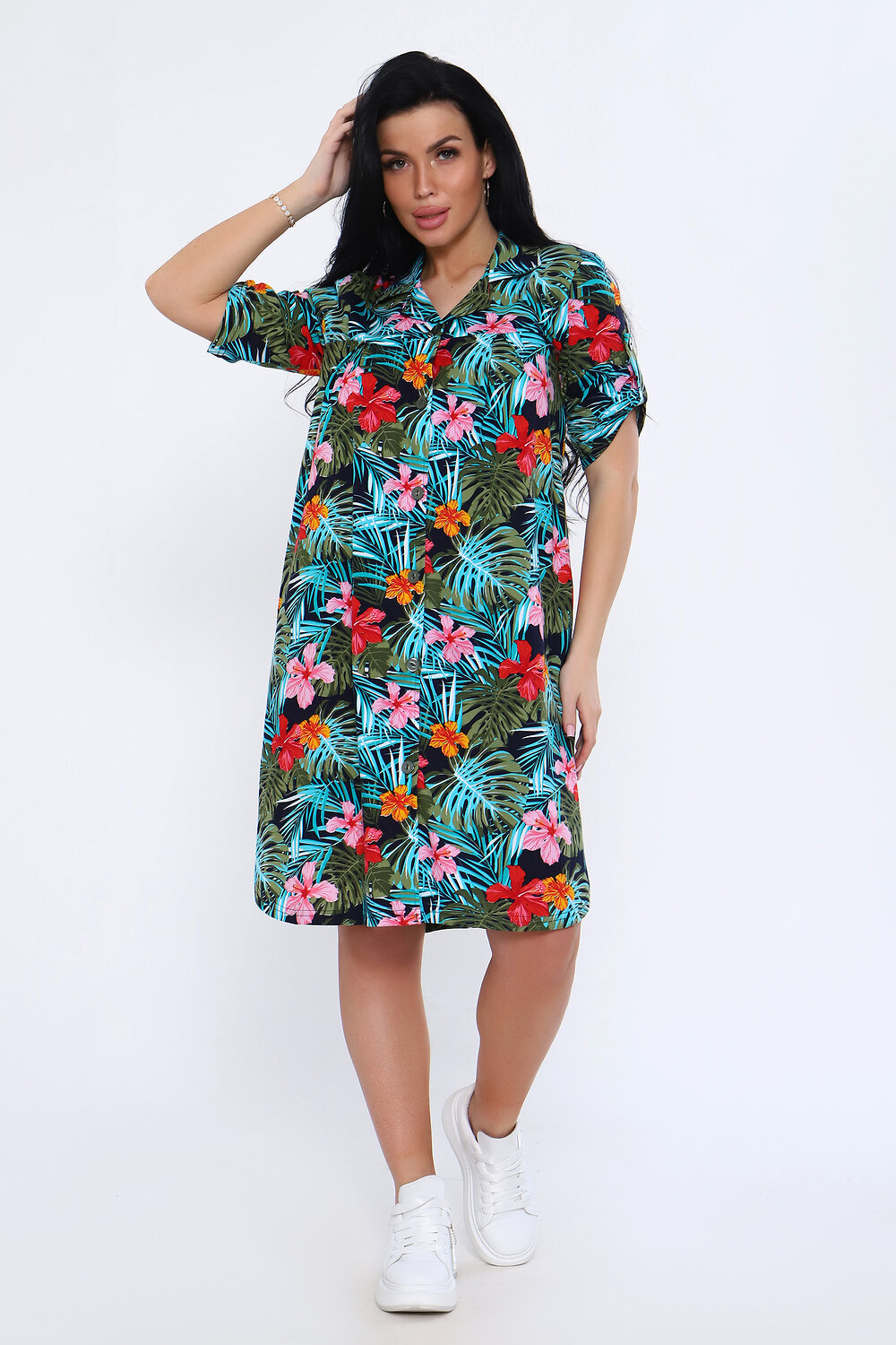 ст. цена1206руб.! Натали Халат 71101болотный