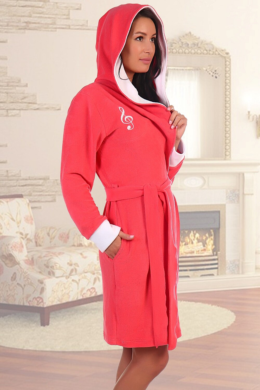 ст. цена1518руб.! Натали Халат Халат Фариякоралл