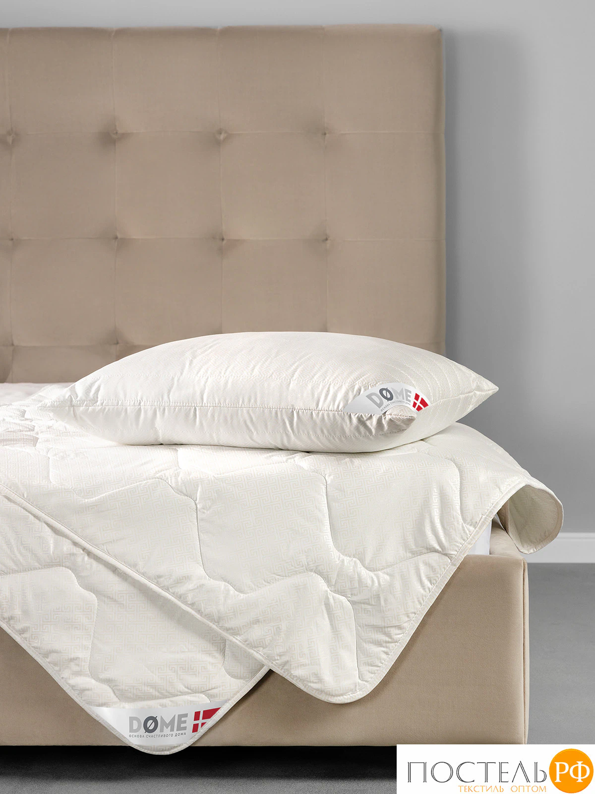 DOME ДЕМЕТРА Одеяло 172х205, 1пр., см.хлопок/хлопок/микровол., 200 г/м2