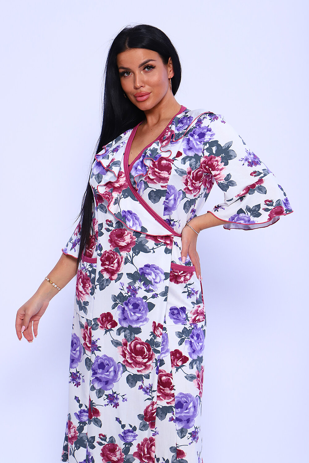 ст. цена1932руб.! Натали Халат 78531белый