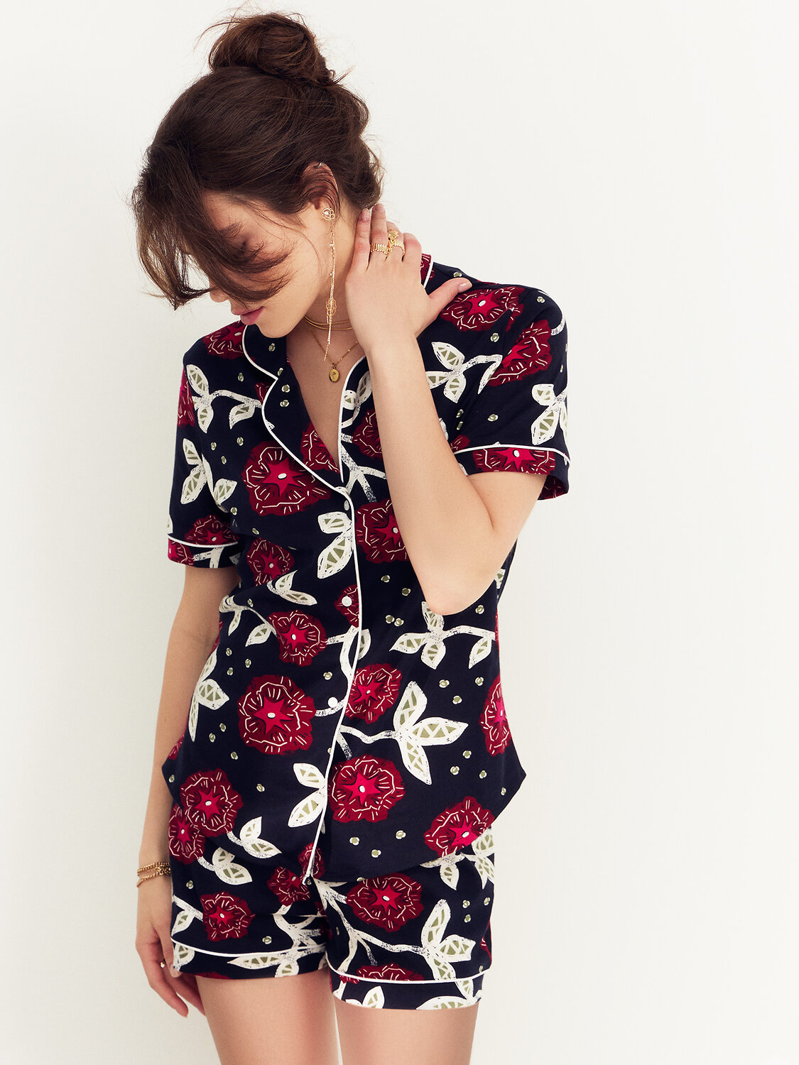 ст. цена1428руб.! MARK FORMELLE Комплект 592478цветы на синем