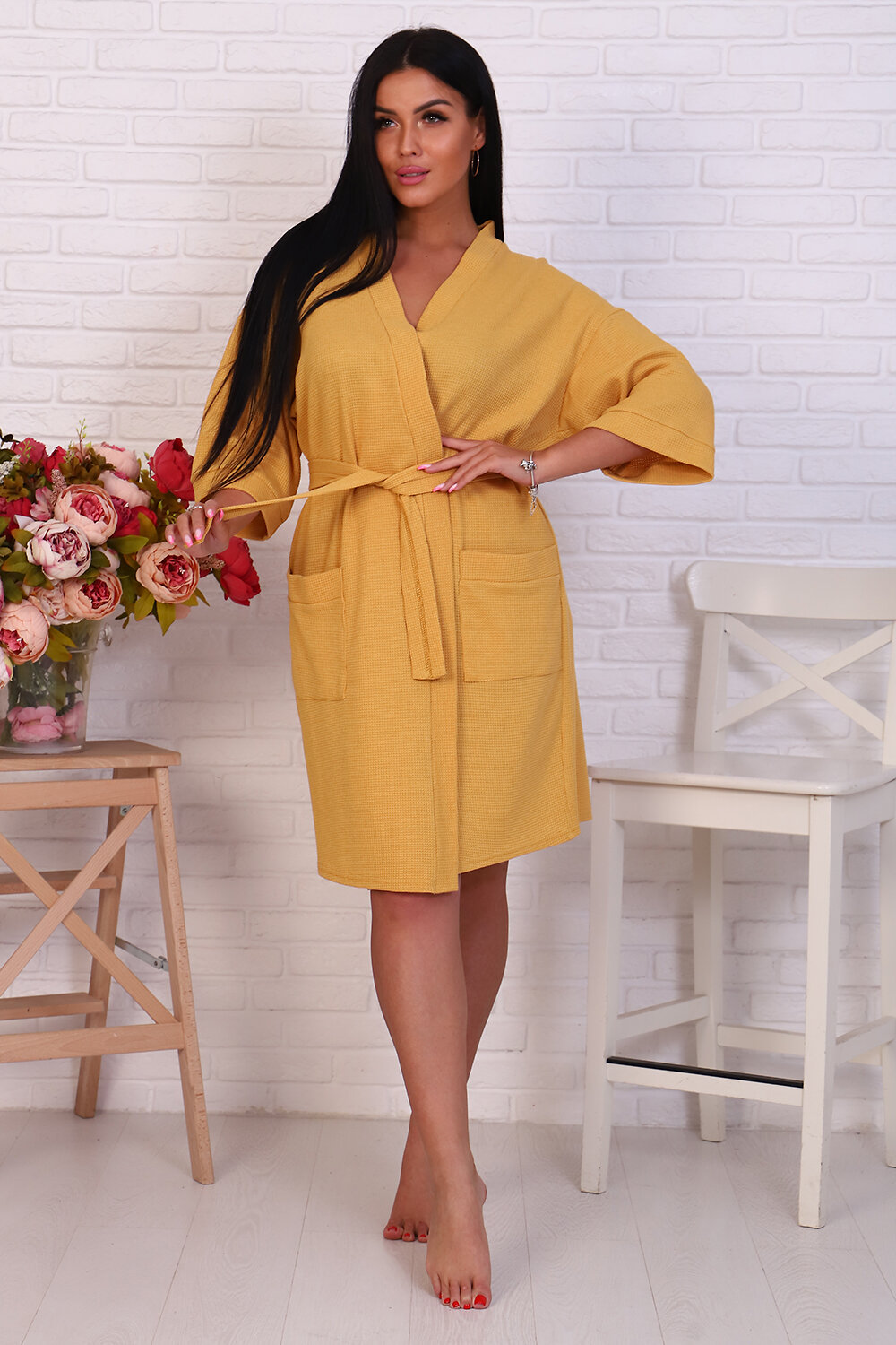 ст. цена1356руб.! Натали Халат 24868горчица