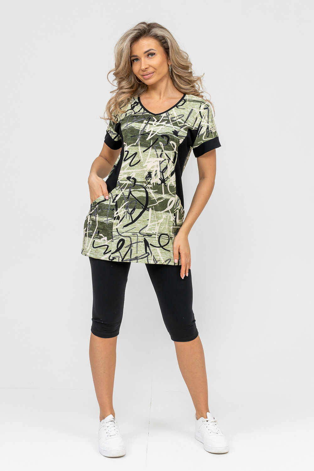 ст. цена1194руб.! Натали Костюм 36729хаки