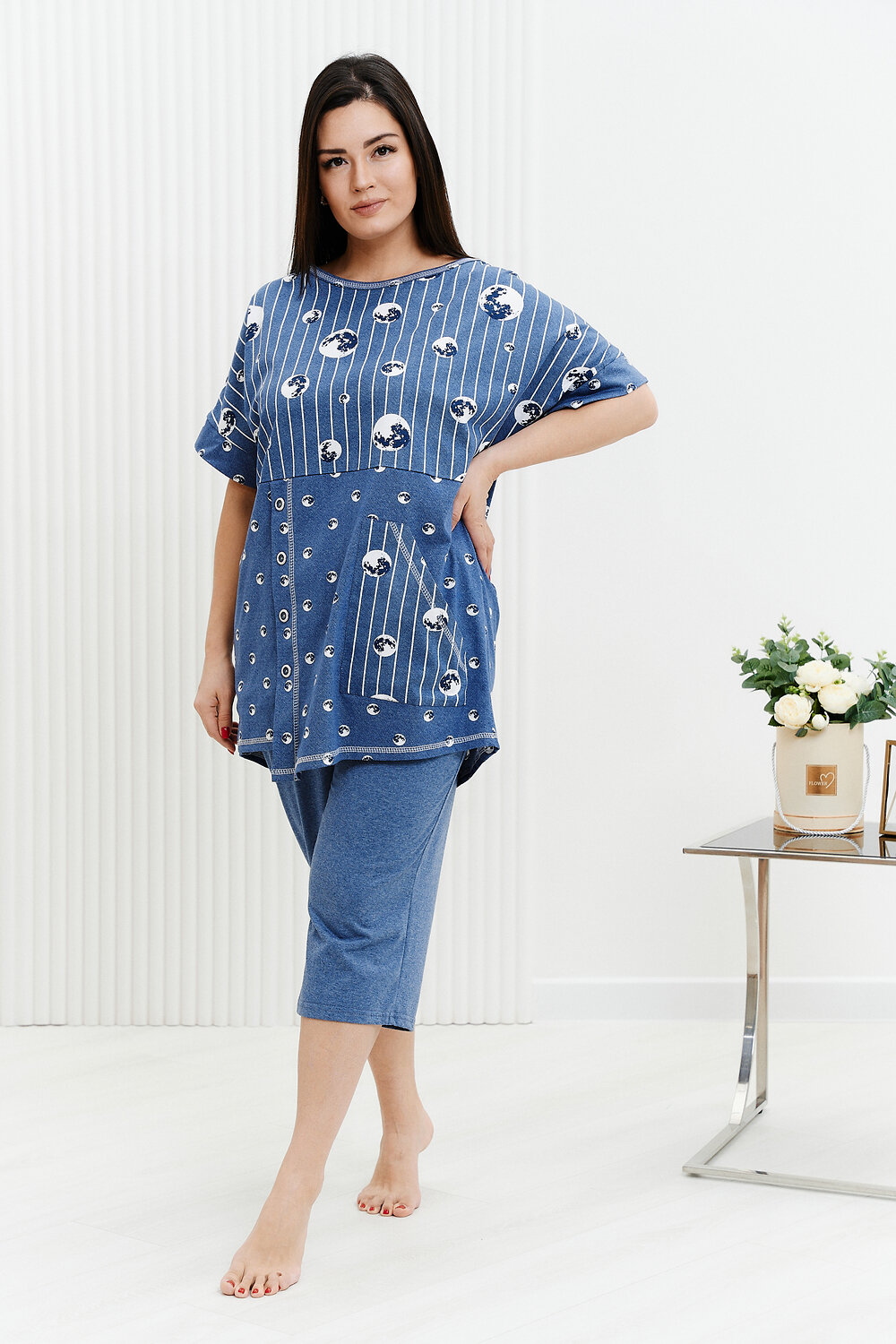 ст. цена1386руб.! Натали Костюм 9142джинс