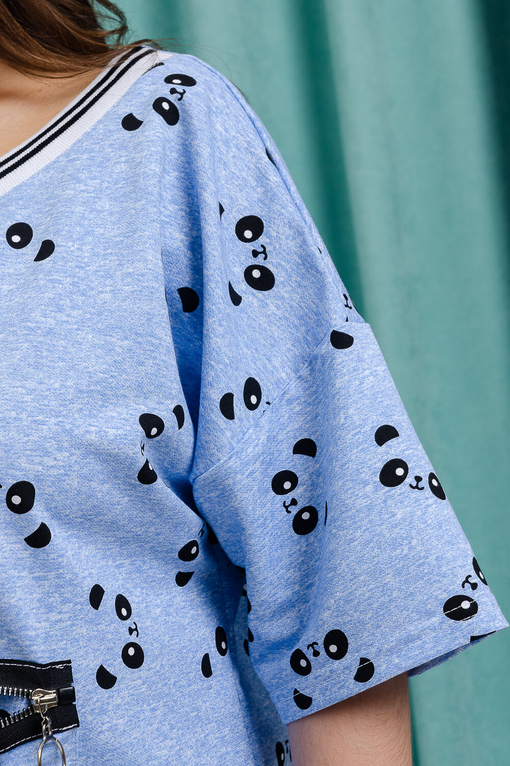 ст. цена1674руб.! Натали Костюм 8435панды на голубом