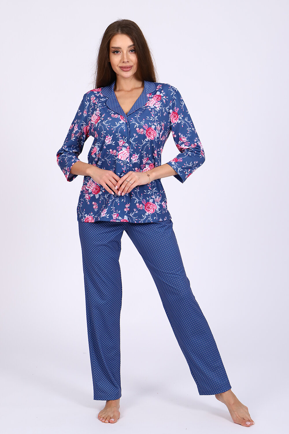 ст. цена1104руб.! Натали Костюм 71028синий