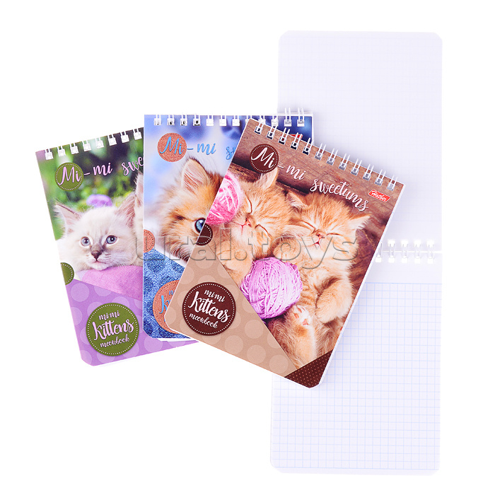 Блокнот 40л А6 клетка на гребне серия