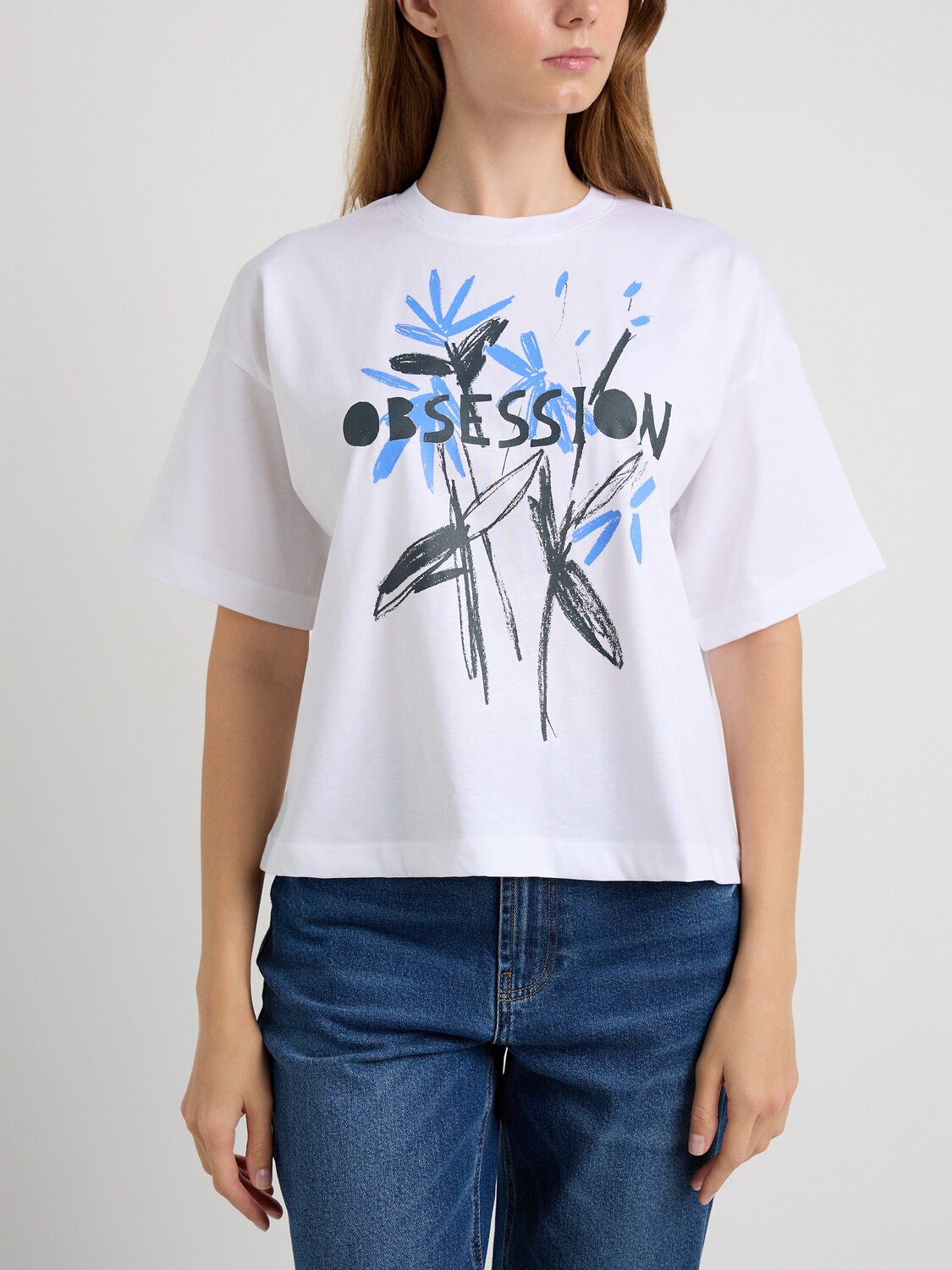 Ст.цена 1454р. Conte elegant Футболка LD 2675 white-obsession 461884