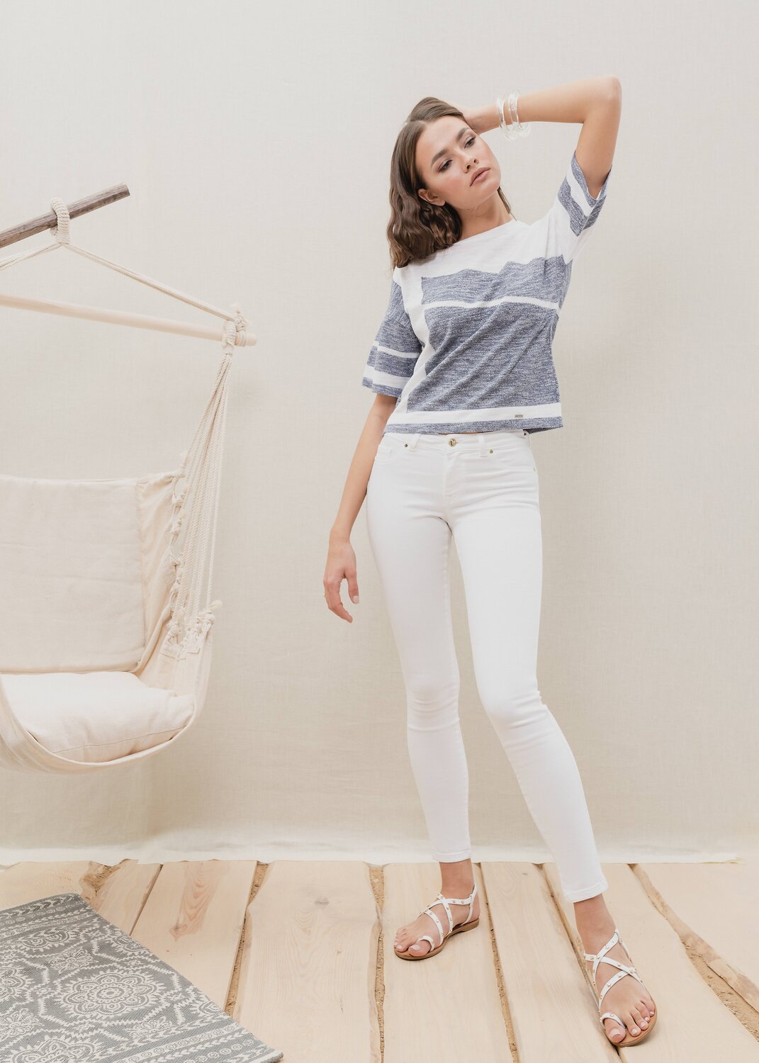 Ст.цена 2533р. Conte elegant Джинсы CON-38W (NEW) White 187612