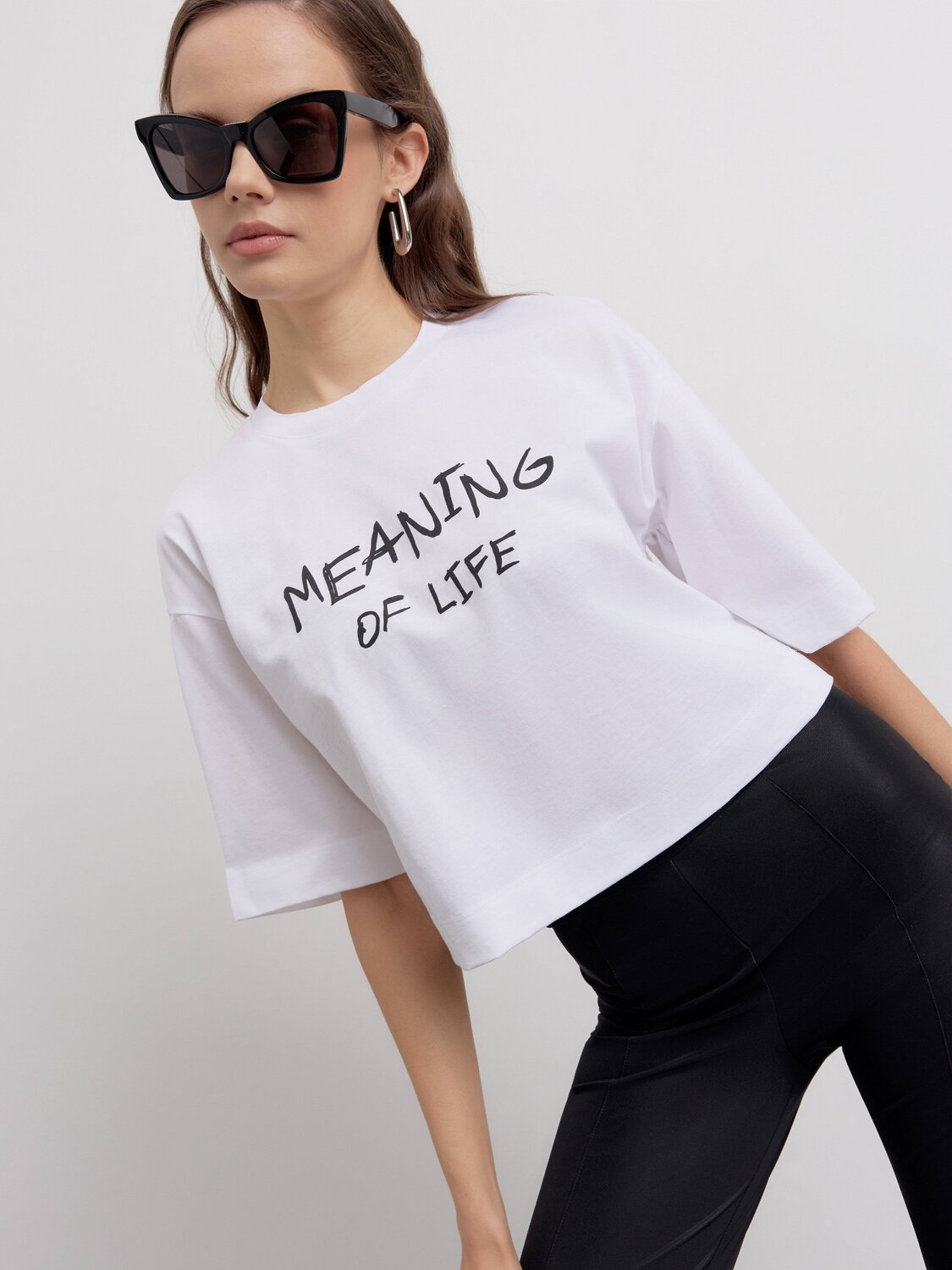 Ст.цена 1394р. Conte elegant Футболка 23С-2731ТСП white-meaning 461888