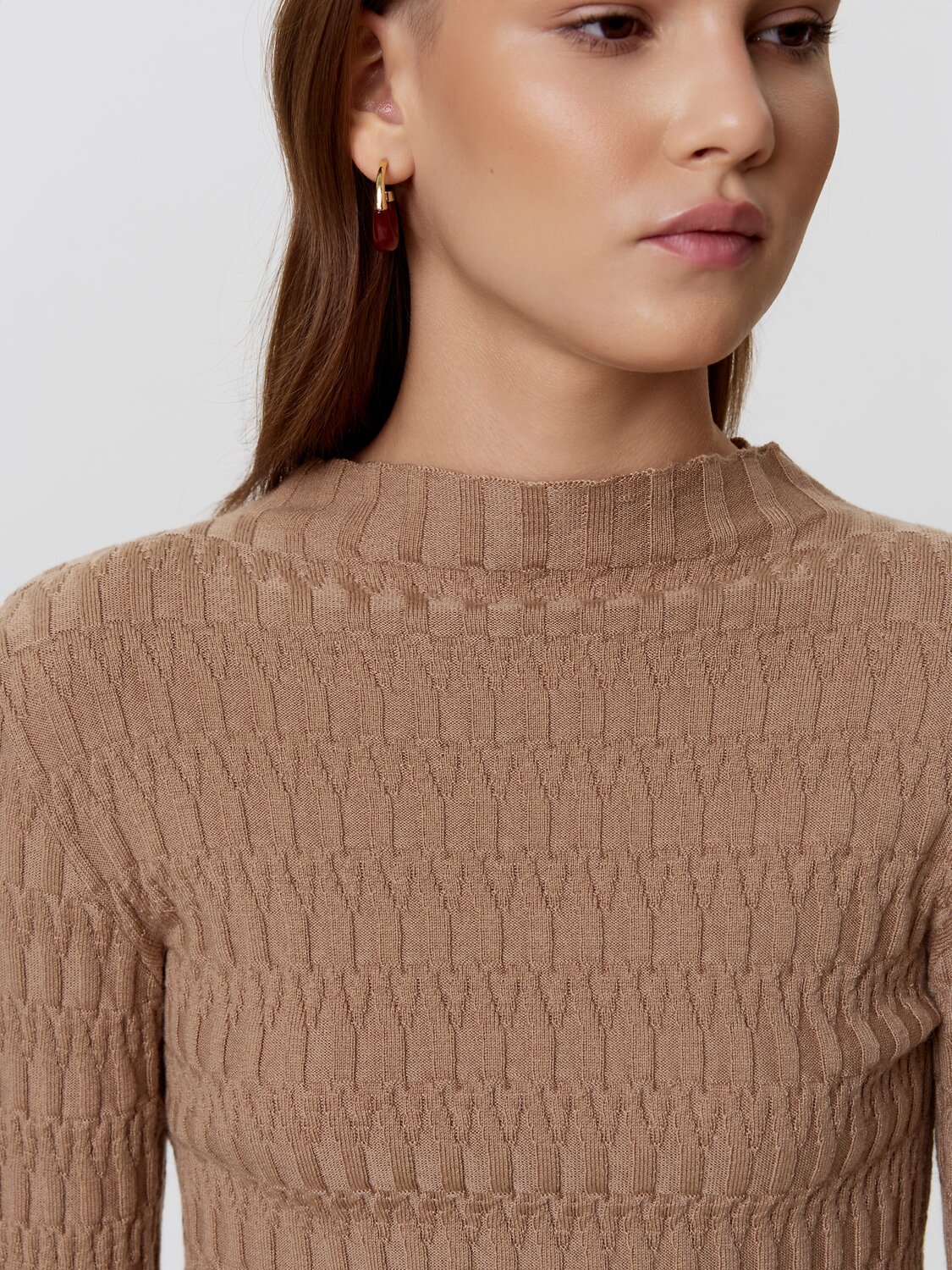 Ст.цена 3550р. Conte elegant Джемпер LDK2464 24С-64СП camel 568868