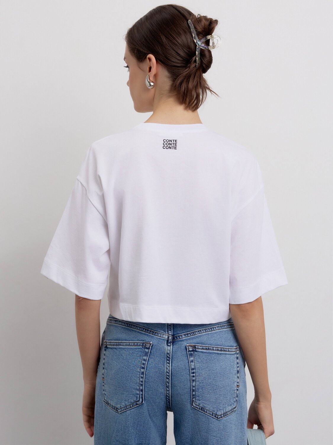 Ст.цена 1394р. Conte elegant Футболка 23С-2731ТСП white-cool cat 461889