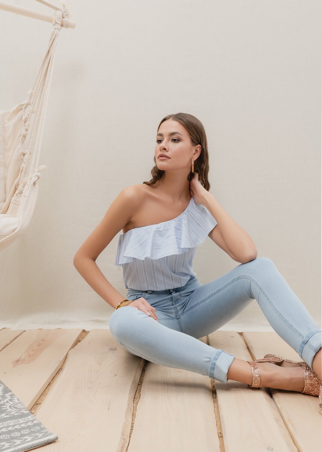 Ст.цена 2533р. Conte elegant Джинсы CON-115 Bleach blue 187607