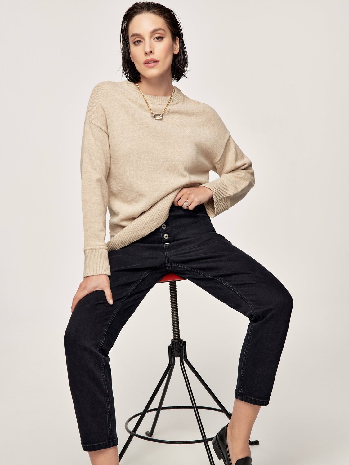 Ст.цена 3960р. Conte elegant Джинсы CON-587 black 309099