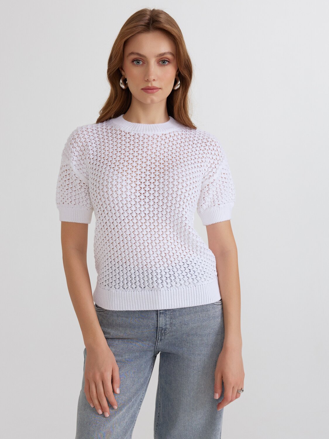 Ст.цена 3238р. Conte elegant Джемпер LDK2457 24С-57СП white 508416