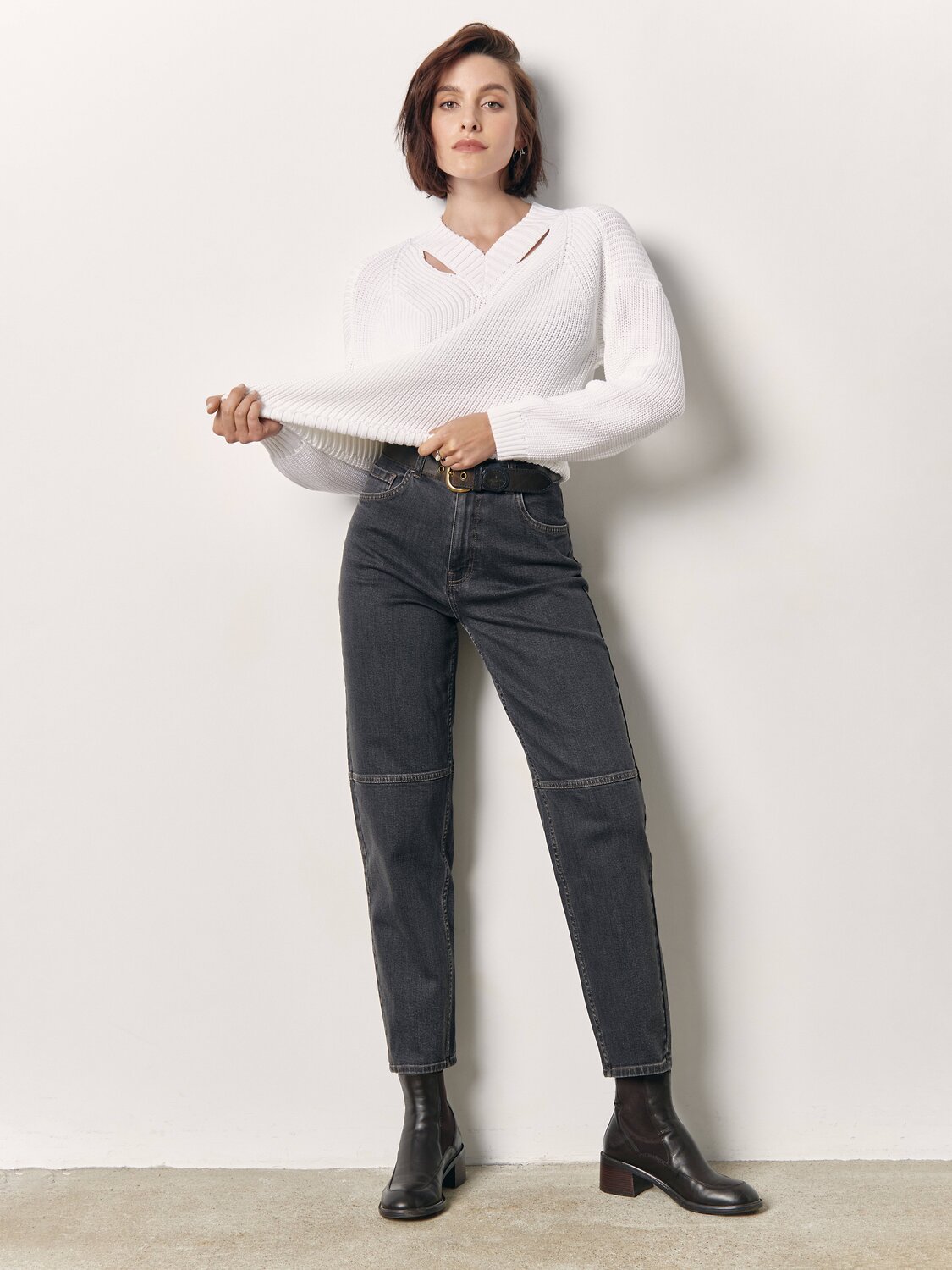 Ст.цена 3900р. Conte elegant Джинсы CON-591 grey 309103