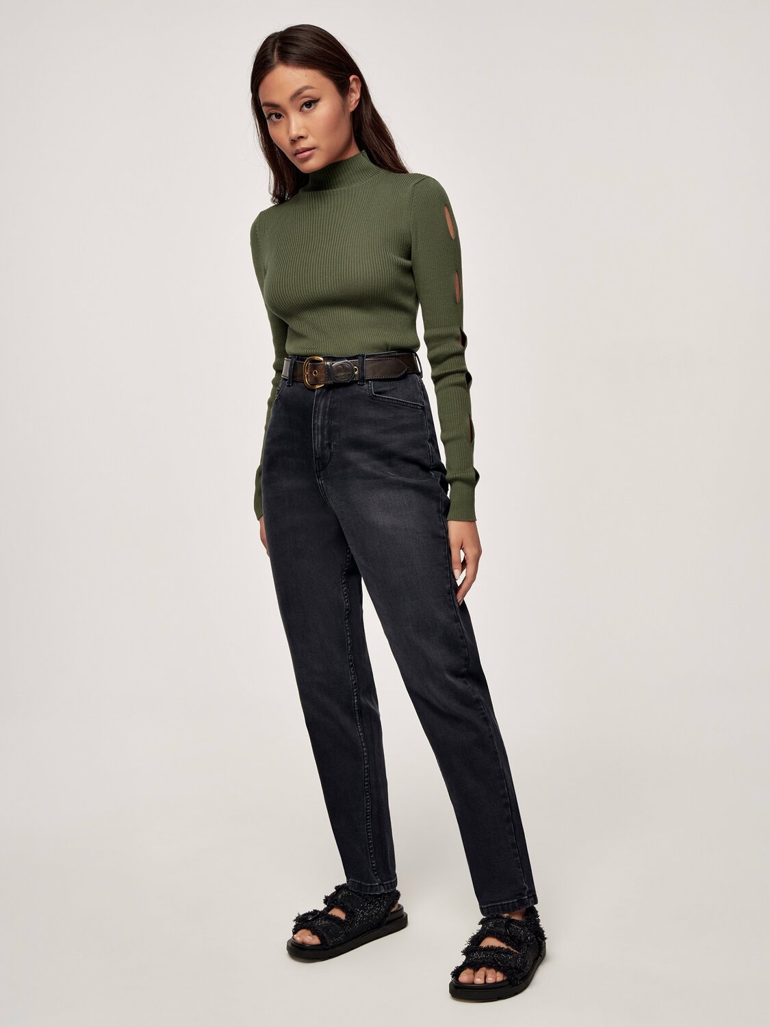 Ст.цена 3900р. Conte elegant Джинсы CON-544 washed black 309097