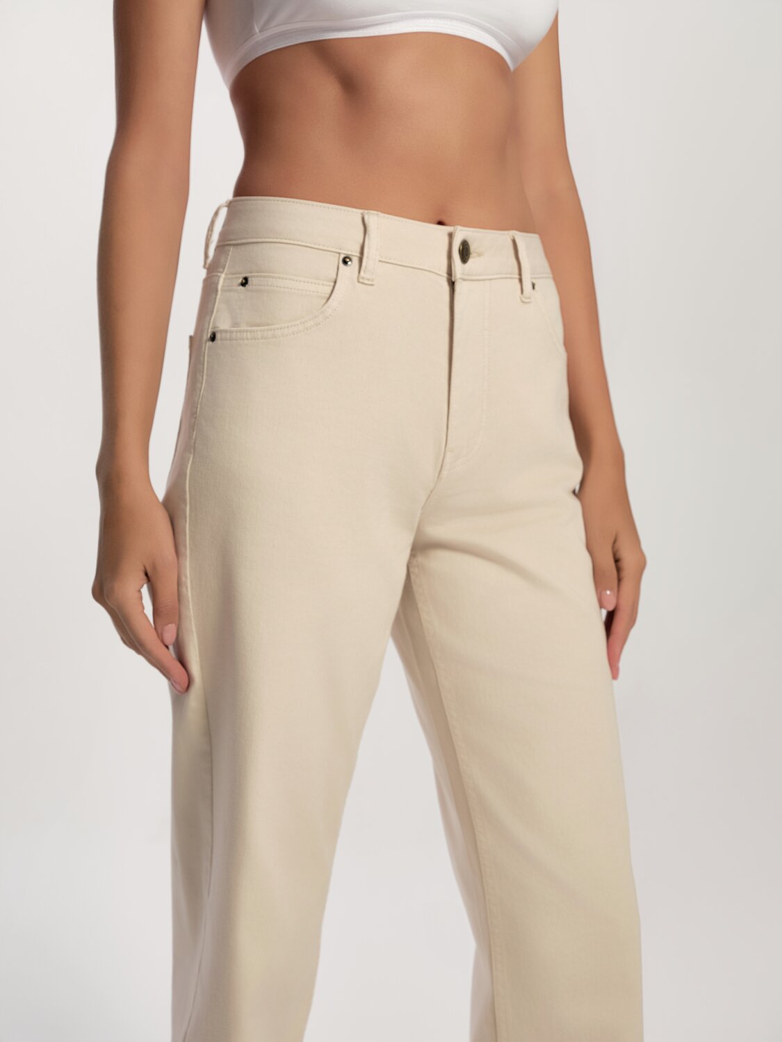 Ст.цена 3793р. Conte elegant Джинсы CON-735 ecru 531719