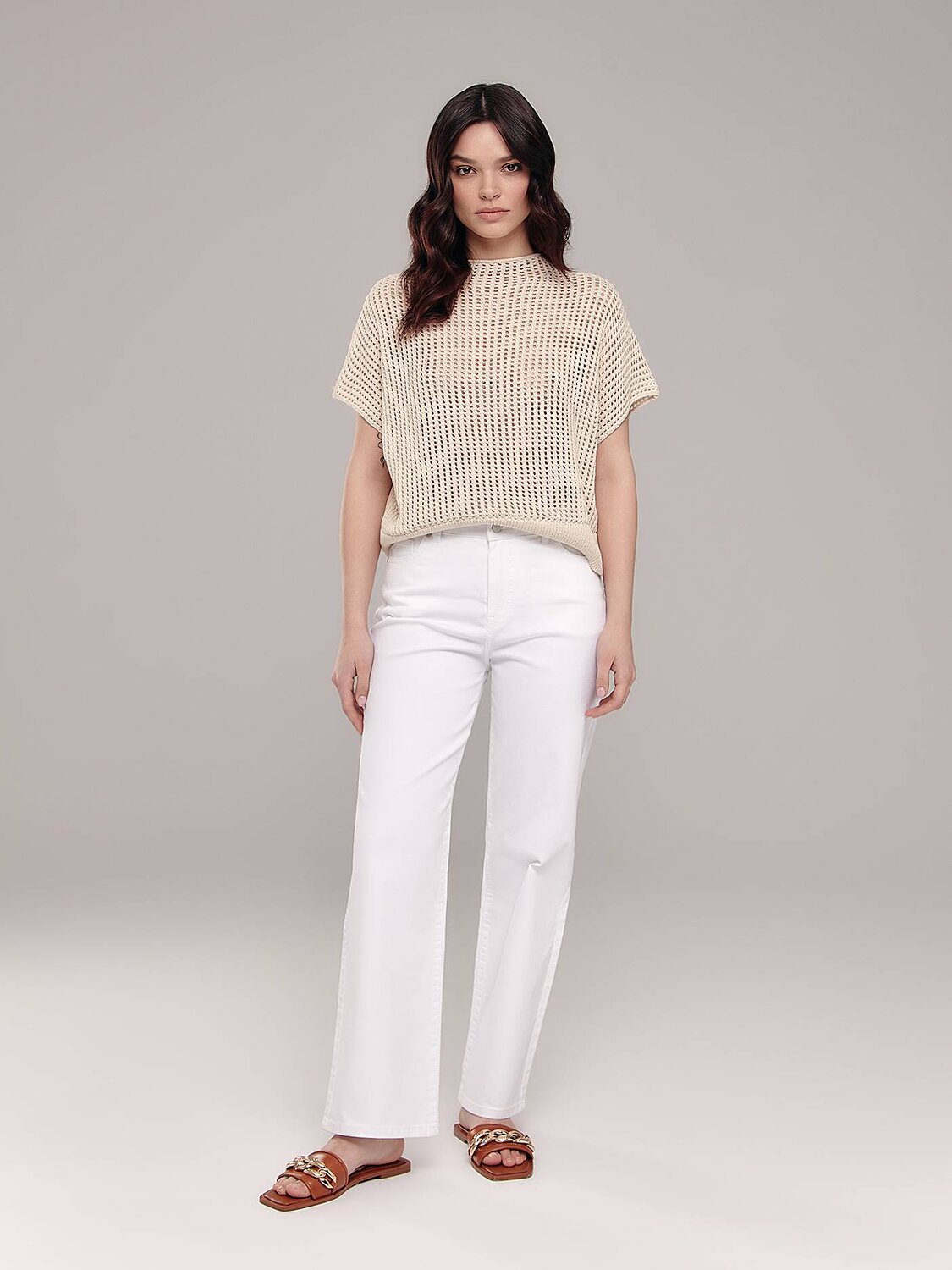 Ст.цена 3476р. Conte elegant Джинсы CON-419 white 219806