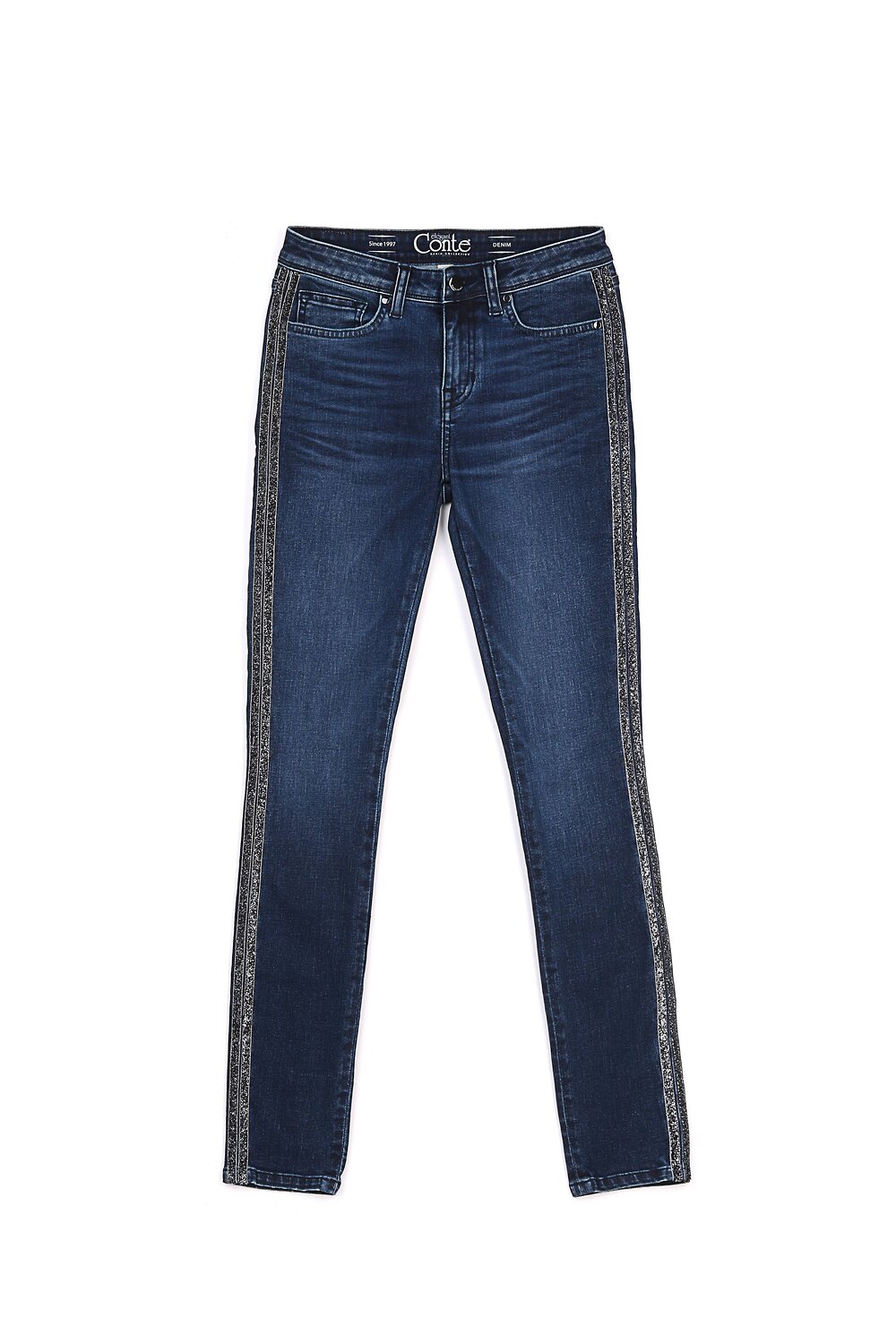 Ст.цена 3028р. Conte elegant Джинсы CON-99 Темно-синий 190718