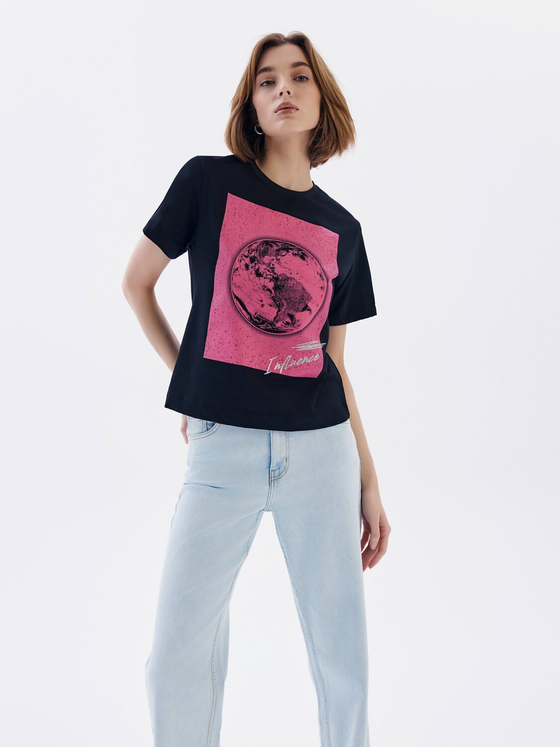 Ст.цена 1545р. Conte elegant Футболка LD 2666 black-planet 461893