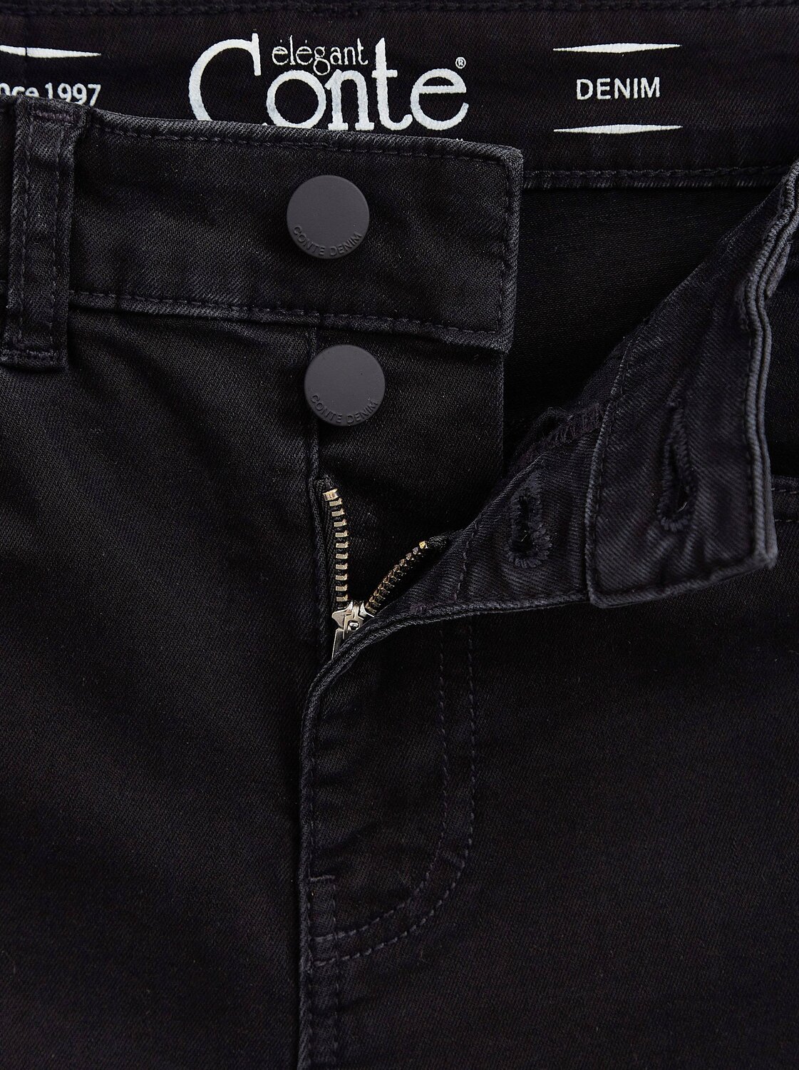 Ст.цена 2781р. Conte elegant Джинсы CON-395 washed black 231907