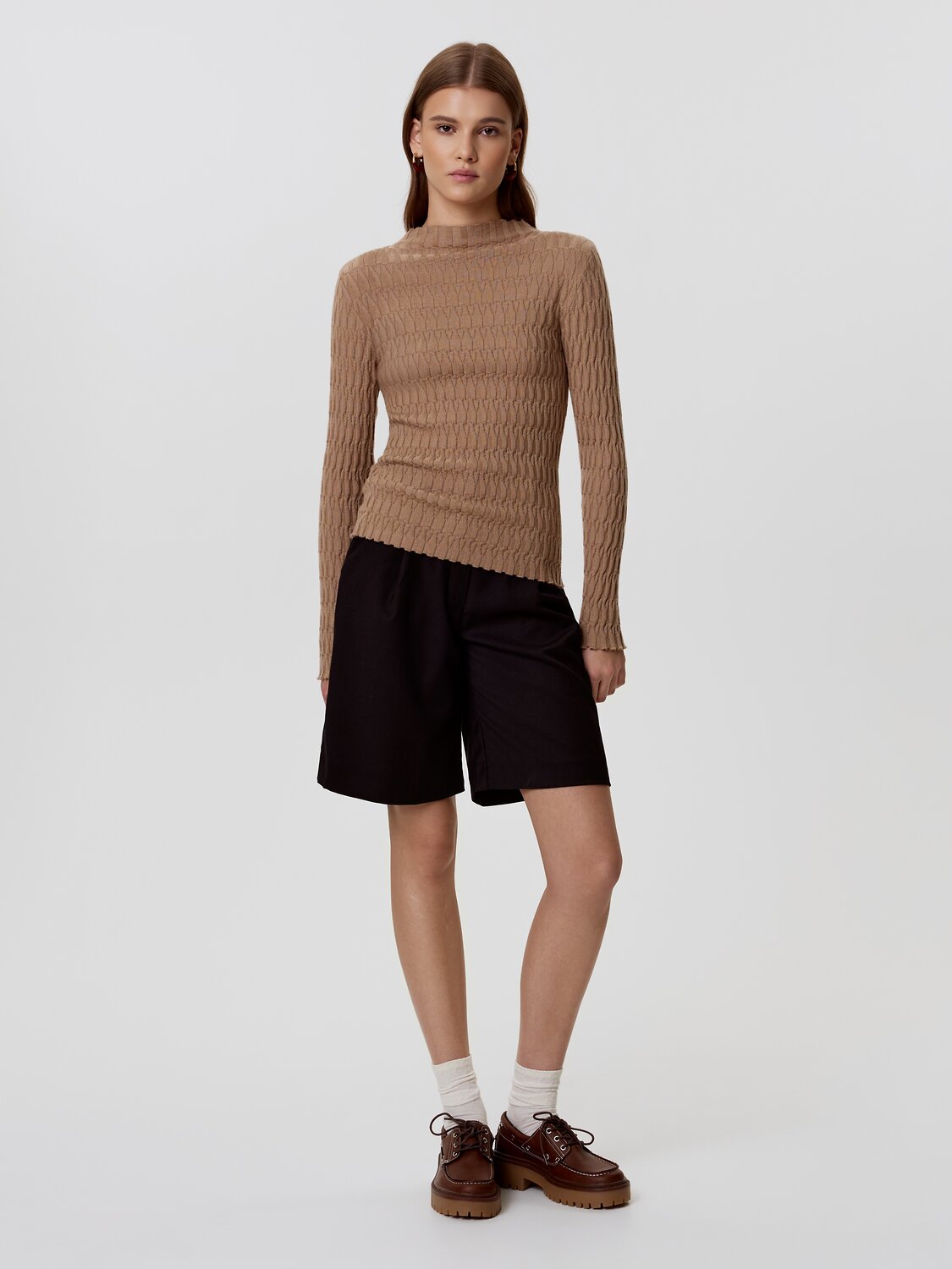 Ст.цена 3550р. Conte elegant Джемпер LDK2464 24С-64СП camel 568868