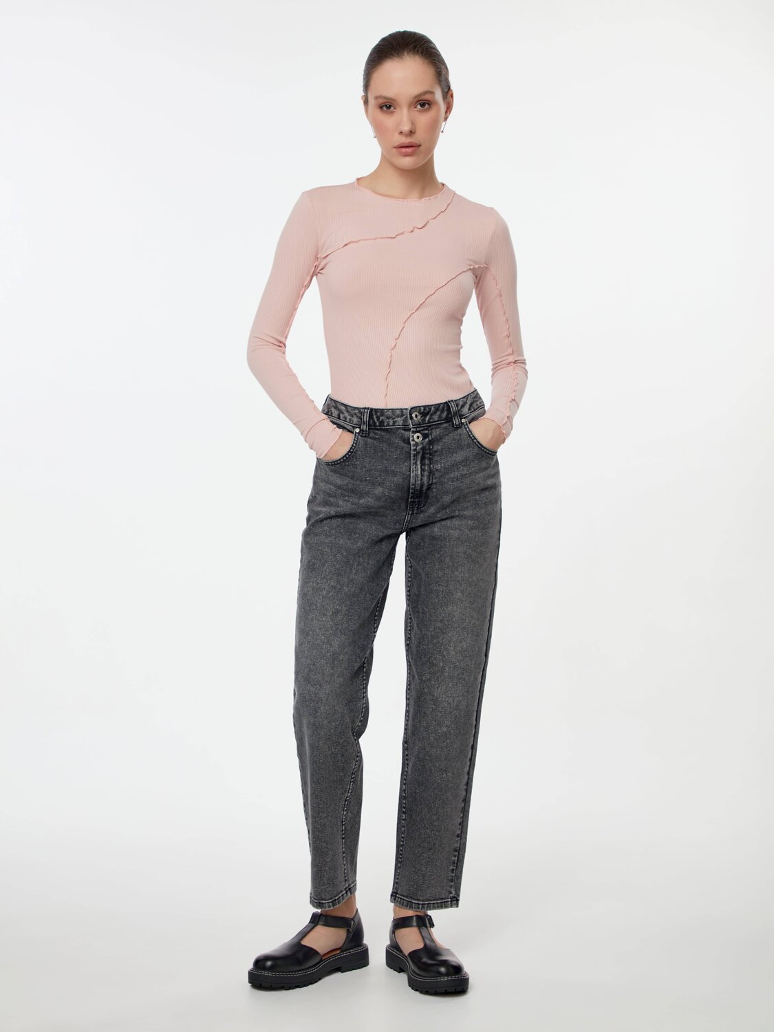 Ст.цена 1182р. Conte elegant Джемпер LD 2566 pink clay;black 508863