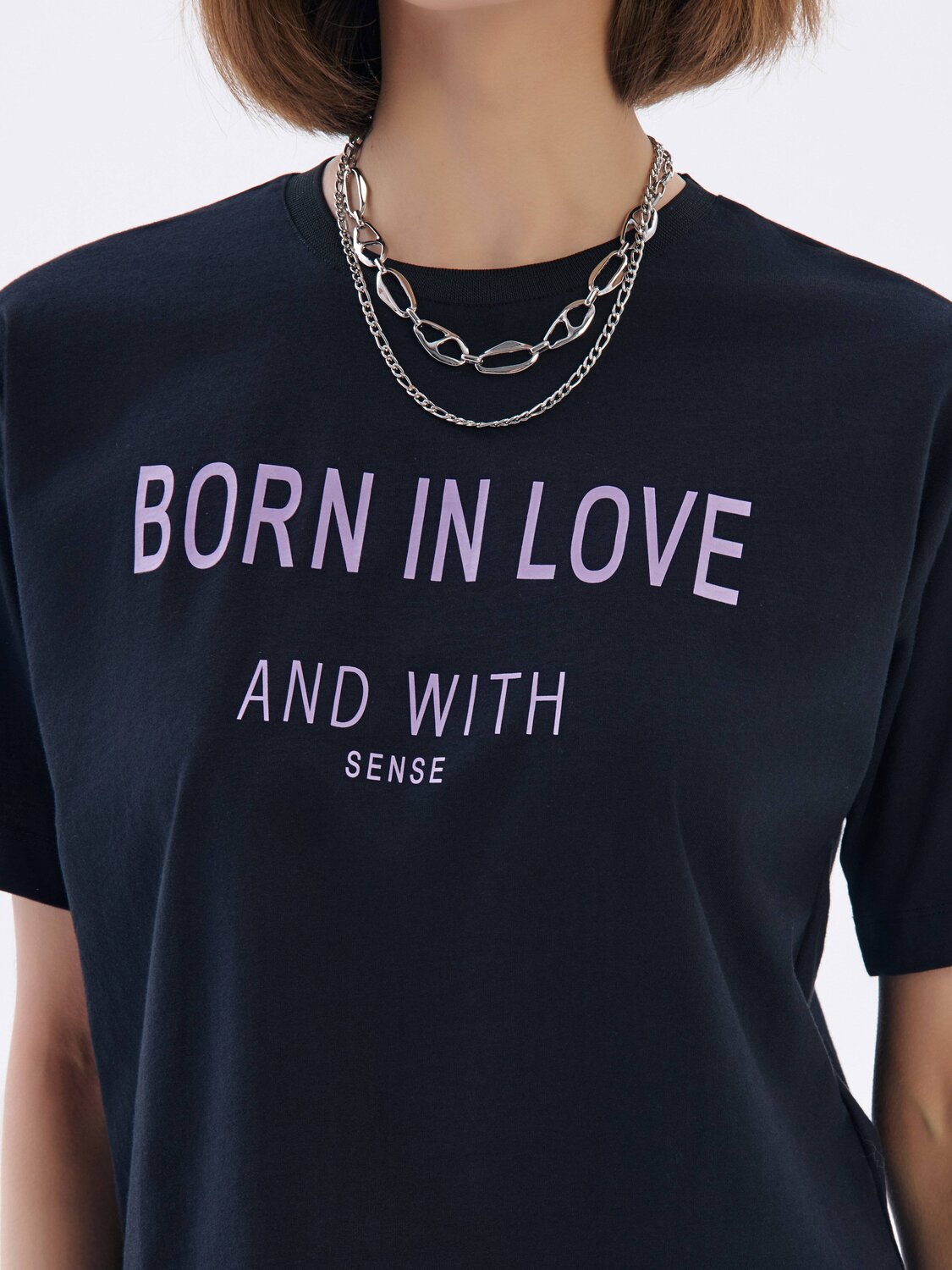 Ст.цена 1454р. Conte elegant Футболка LD 2675 black-born in love 461883