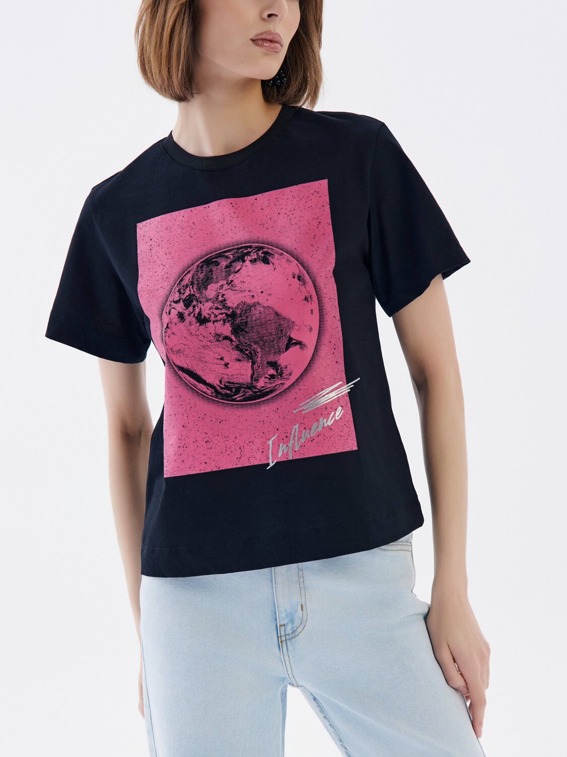 Ст.цена 1545р. Conte elegant Футболка LD 2666 black-planet 461893