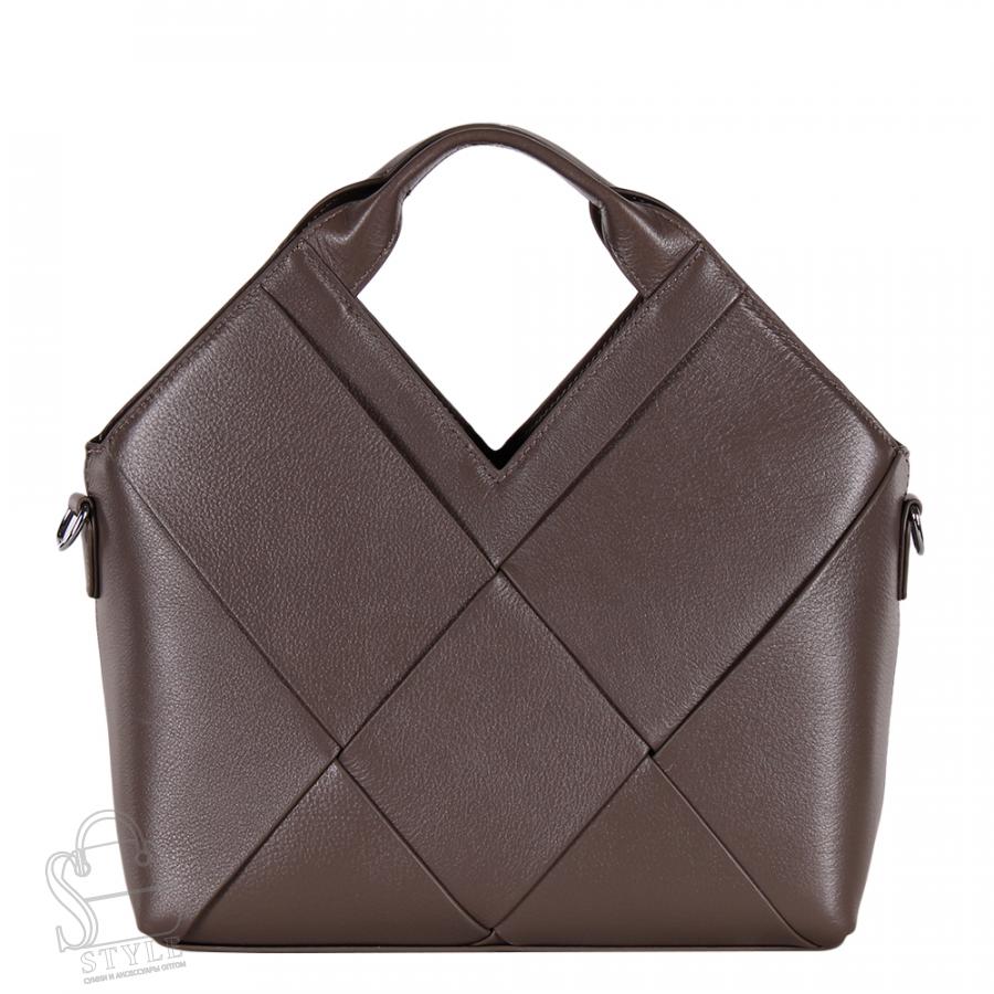 Сумка женская кожаная 6606VG gray Vitelli Grassi