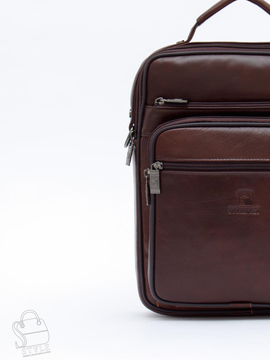 Сумка мужская кожаная 7905-4 brown Fuzhinino