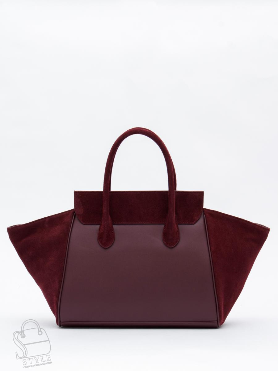 Сумка женская кожаная 999027NN wine red Natale Navetta