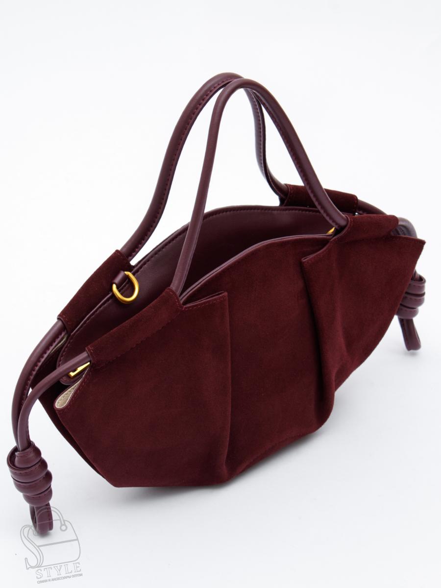 Сумка женская кожаная 99071-1NN wine red Natale Navetta